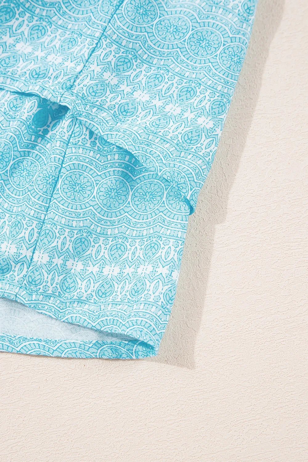 Printed Ruffled Wide Straps Tank - MAD RUFFI