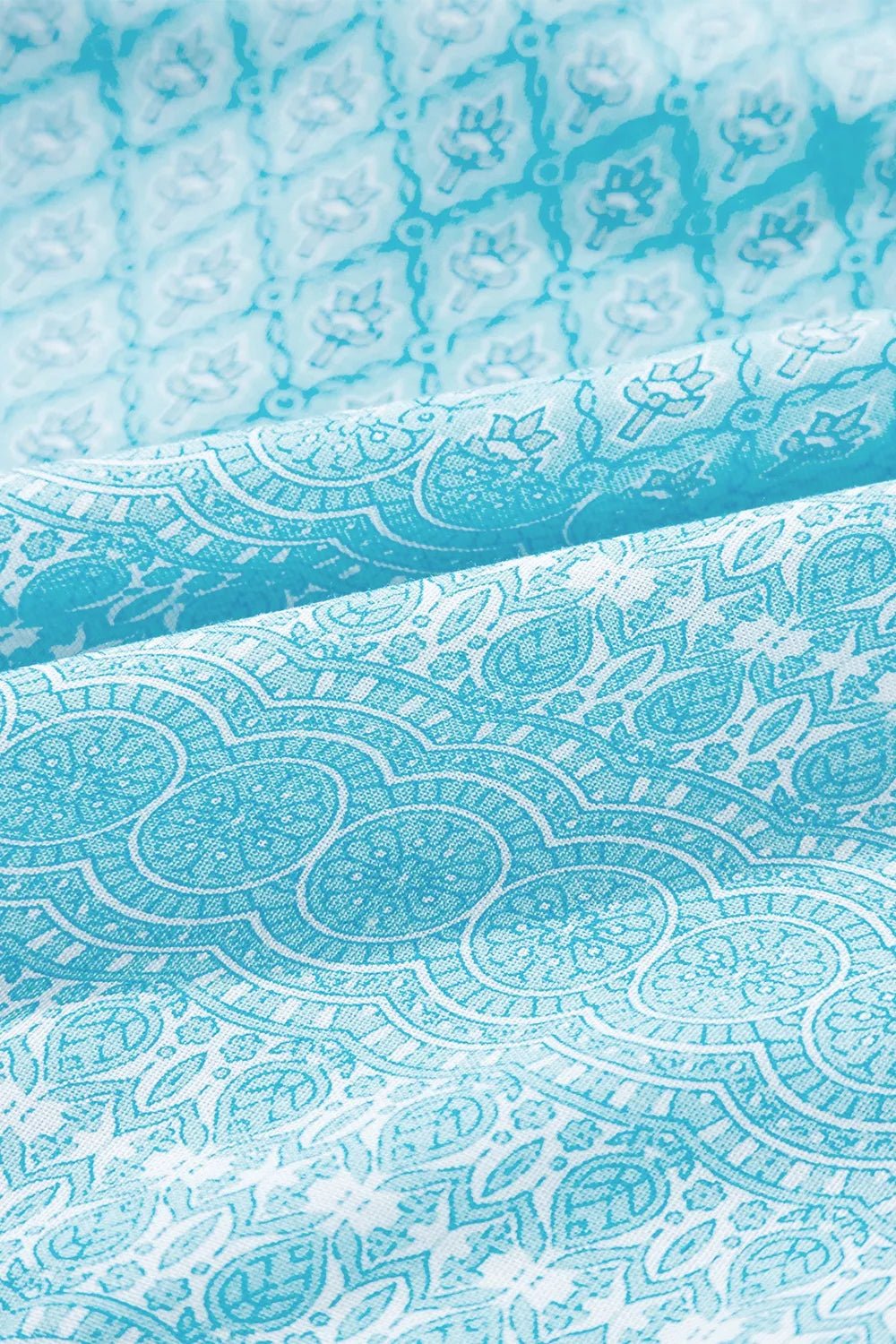 Printed Ruffled Wide Straps Tank - MAD RUFFI