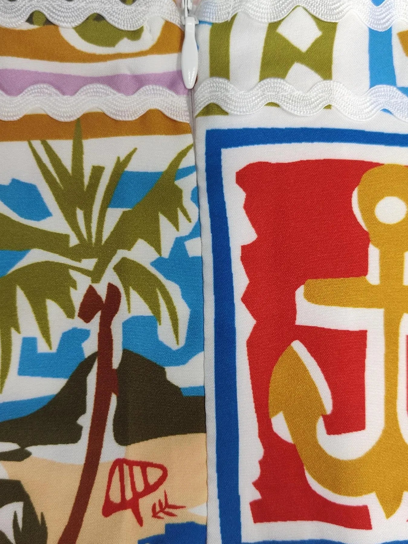 Printed Square Neck Cami Dress - MAD RUFFI