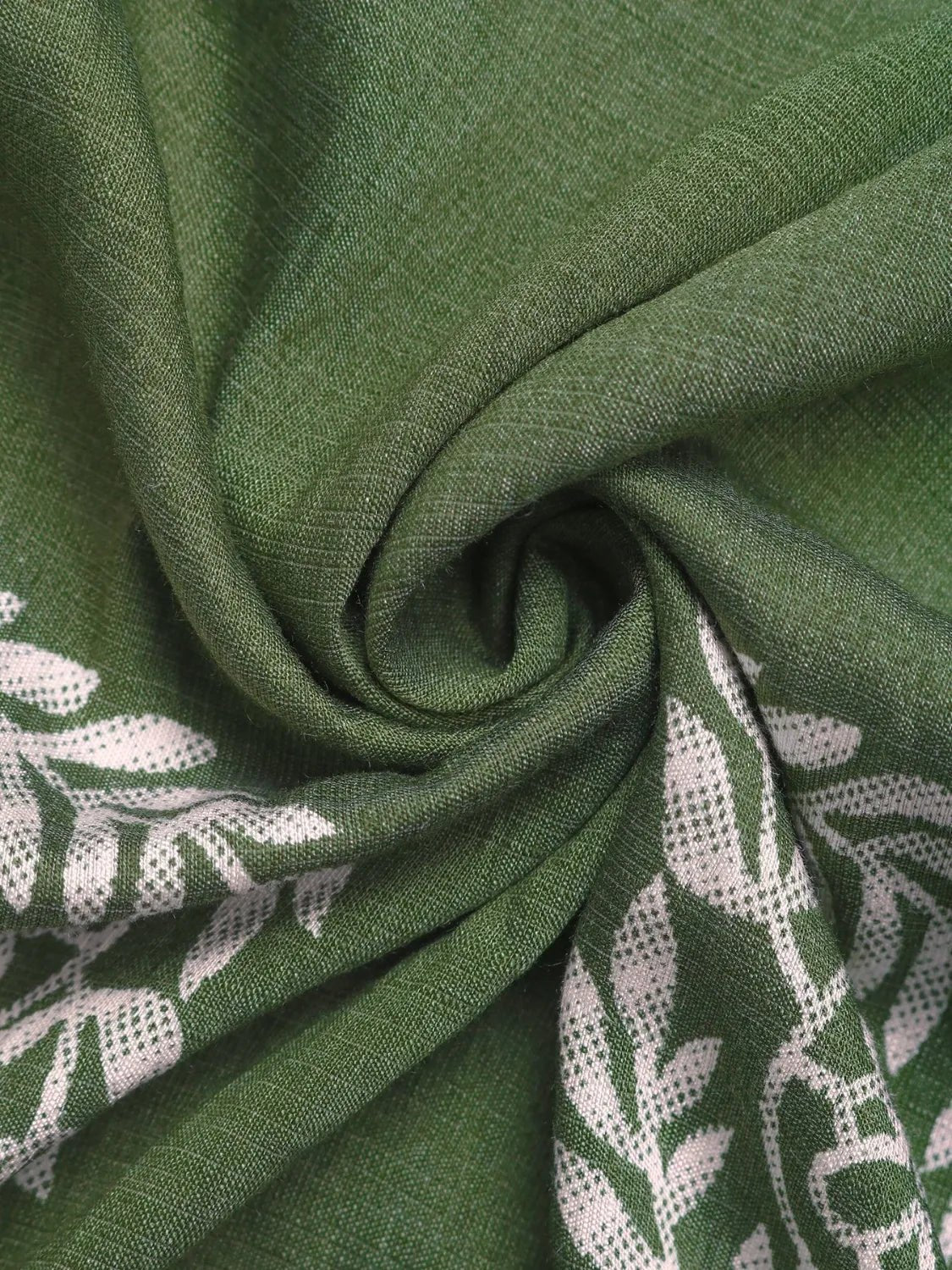 Printed V - Neck Sleeveless Dress - MAD RUFFI