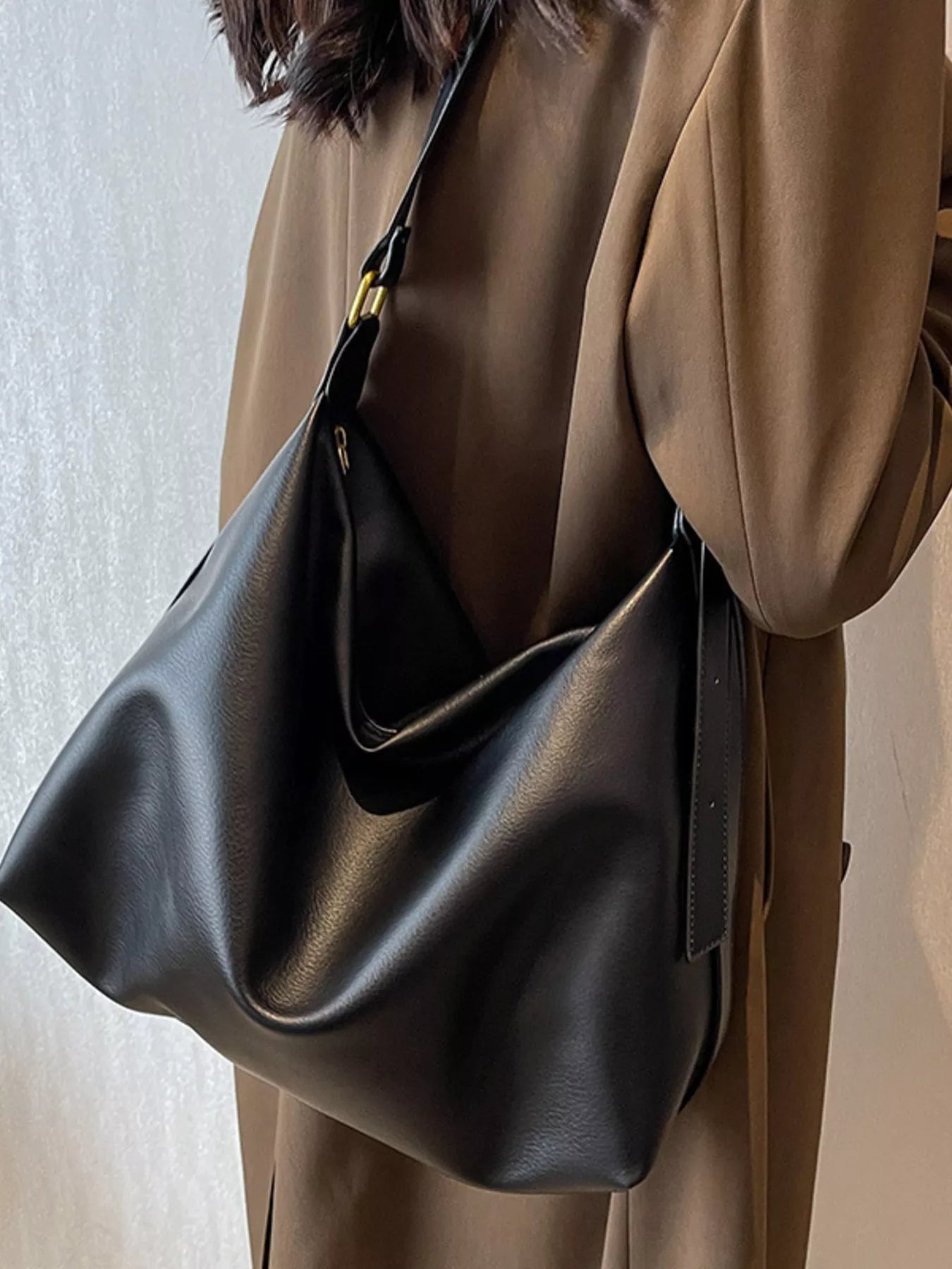 PU Leather Adjustable Strap Bag - MAD RUFFI