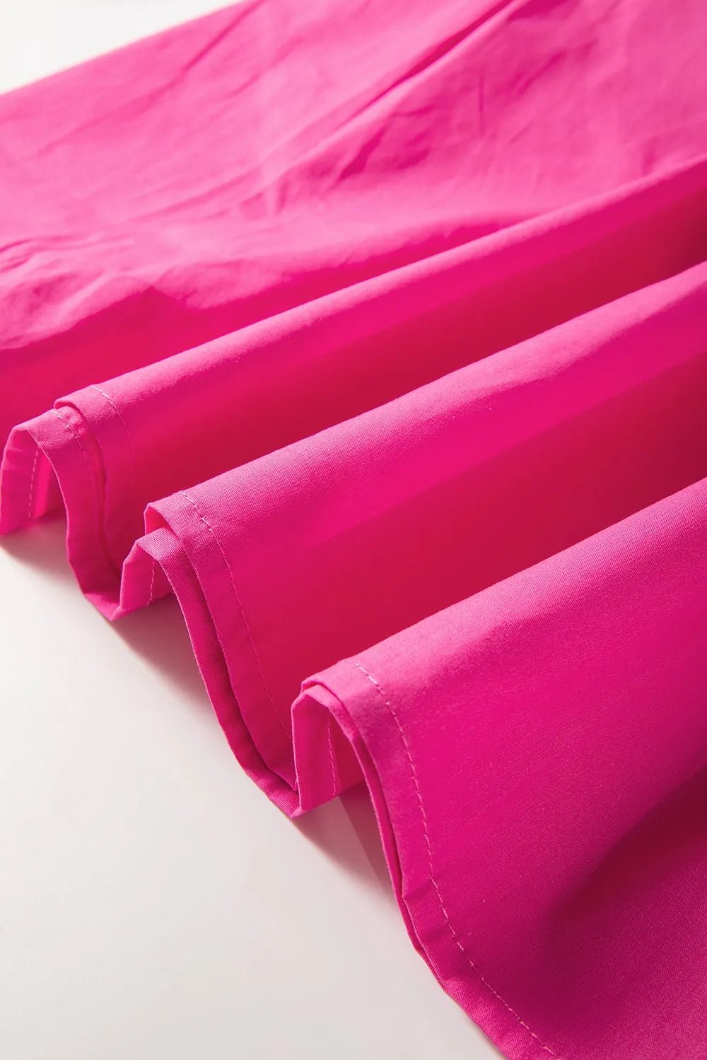 Puff Sleeve Tie Front High Waist Mini Dress - MAD RUFFI