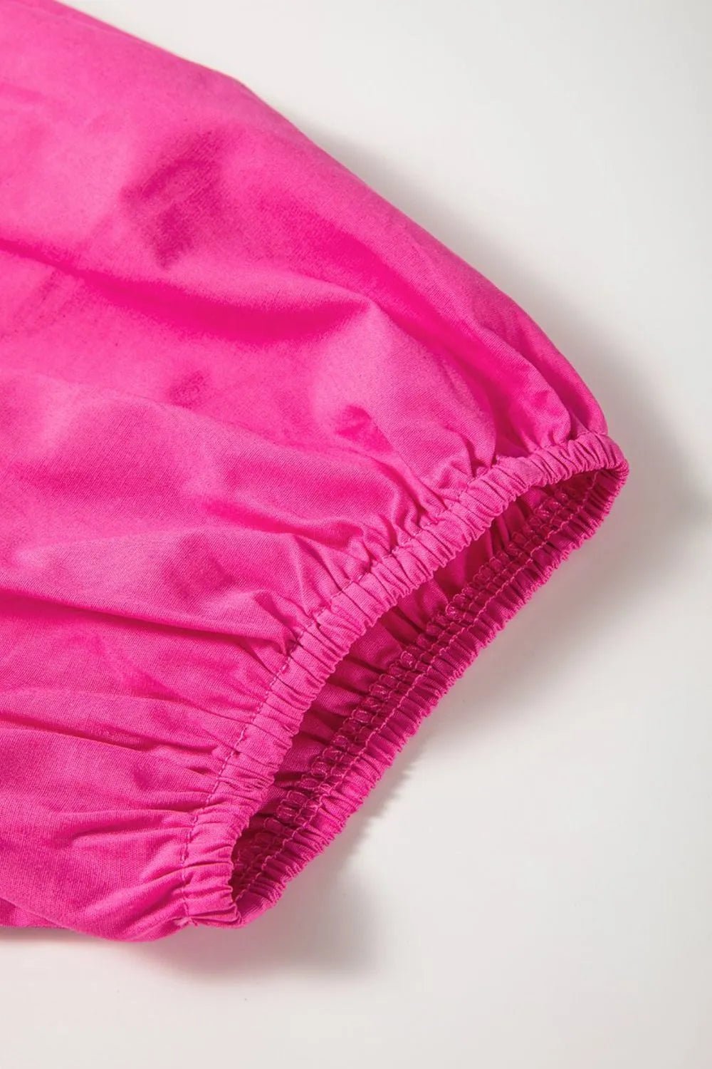 Puff Sleeve Tie Front High Waist Mini Dress - MAD RUFFI