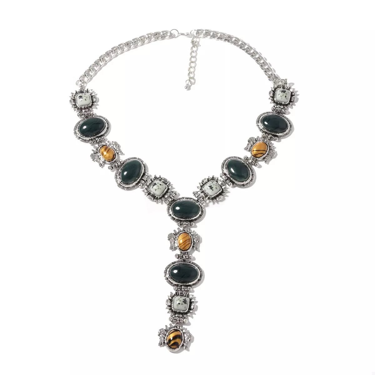 Resin Zinc Alloy Y - Shape Necklace - MAD RUFFI