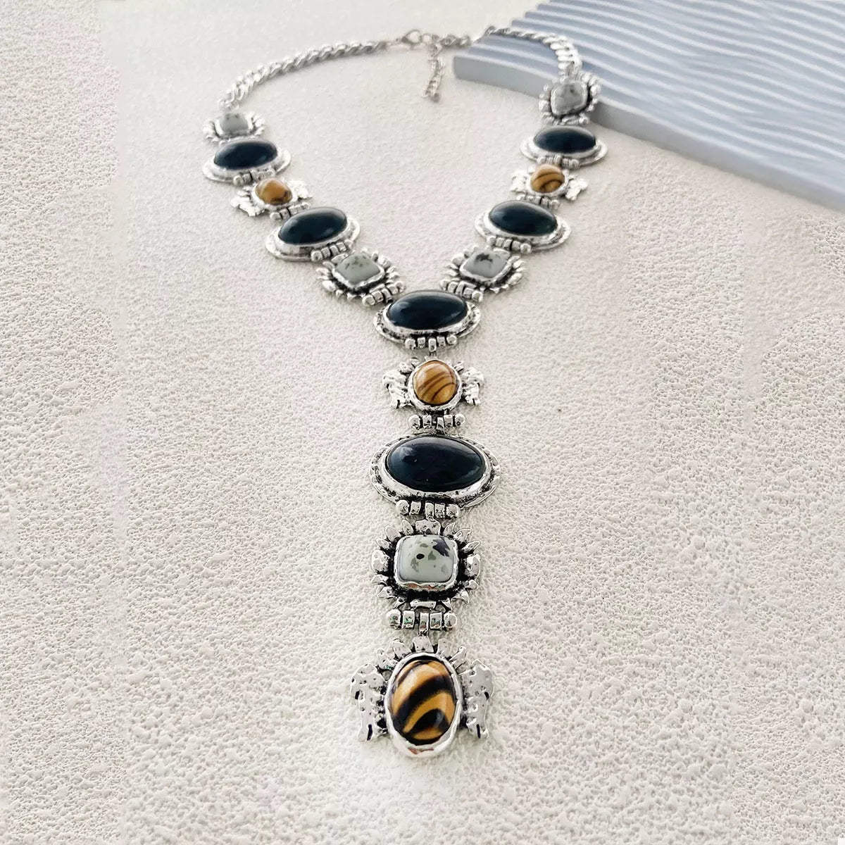 Resin Zinc Alloy Y - Shape Necklace - MAD RUFFI