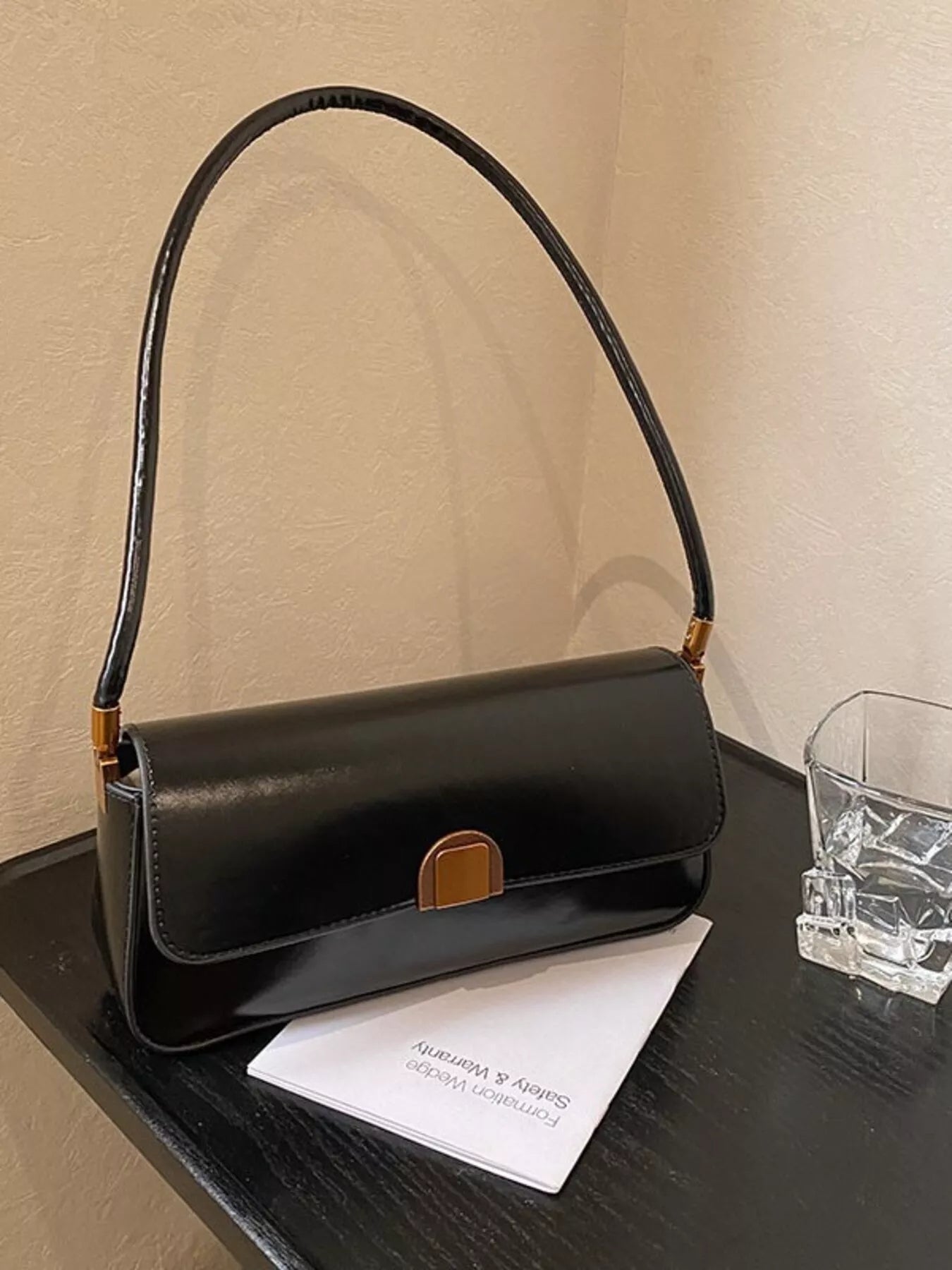 Retro Style Leather Shoulder Bag - MAD RUFFI