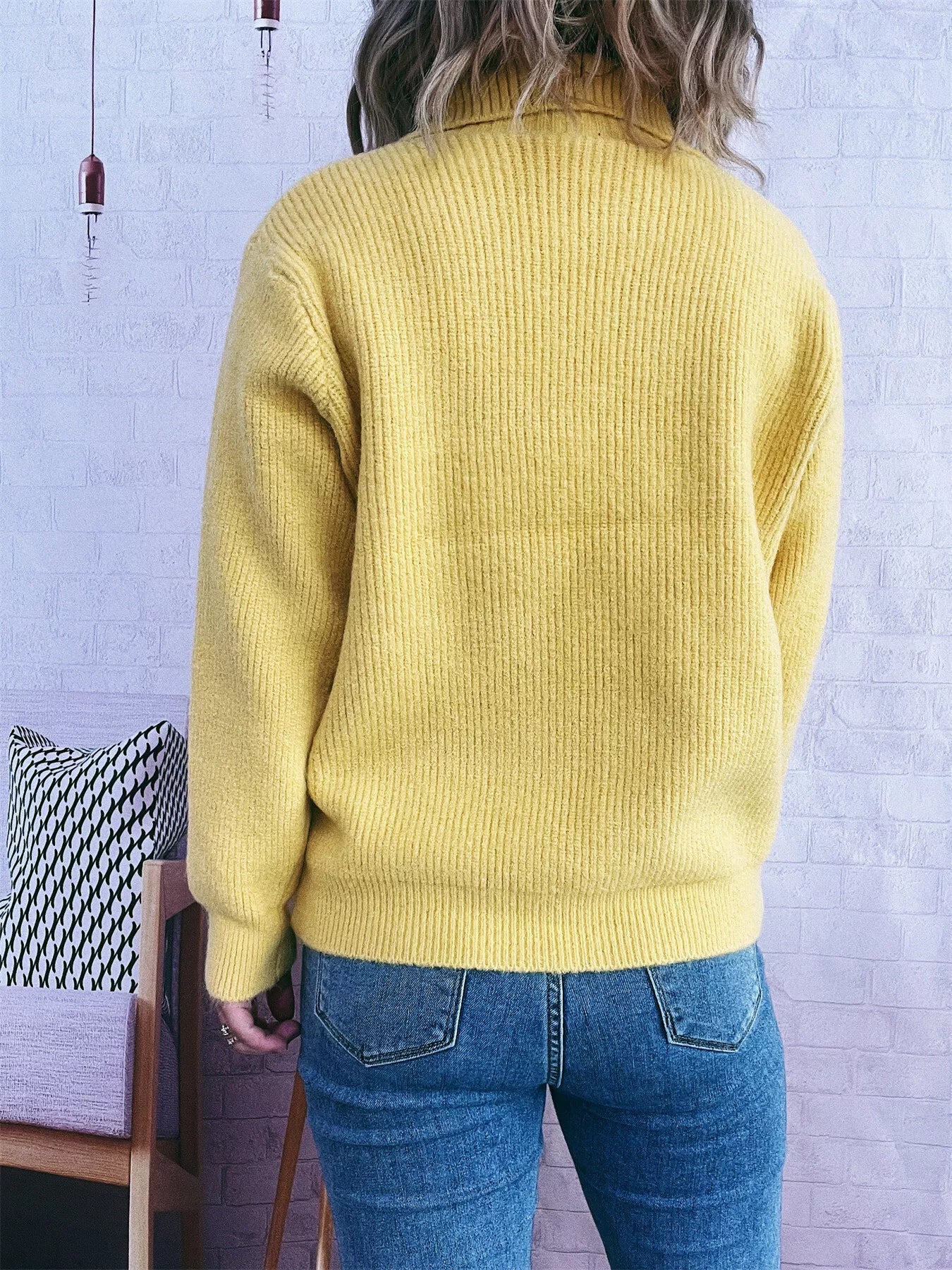 Ribbed Button - Up Cardigan - MAD RUFFI