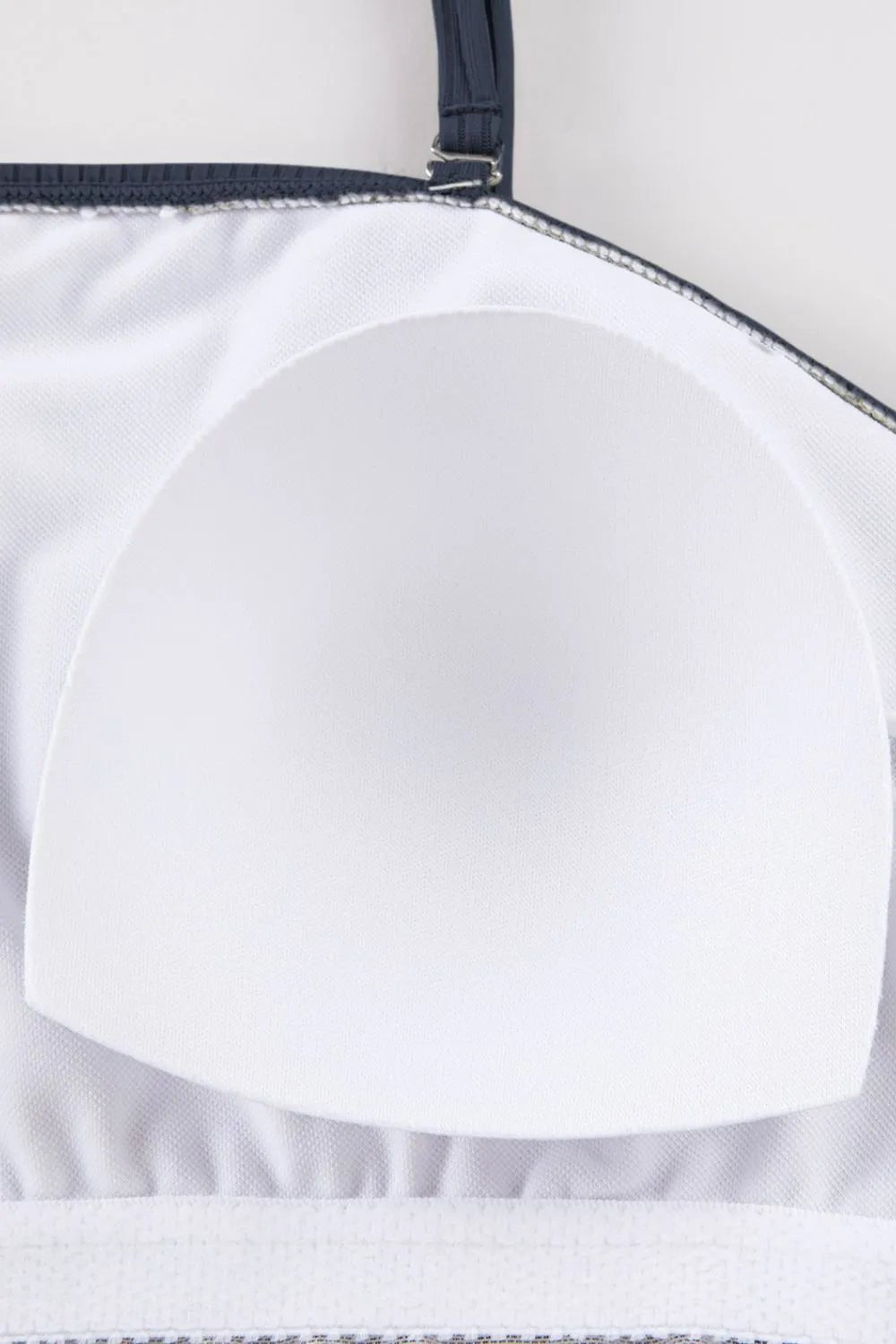 Ribbed Drawstring Sides Cutout One Piece Swimsuit - MAD RUFFI