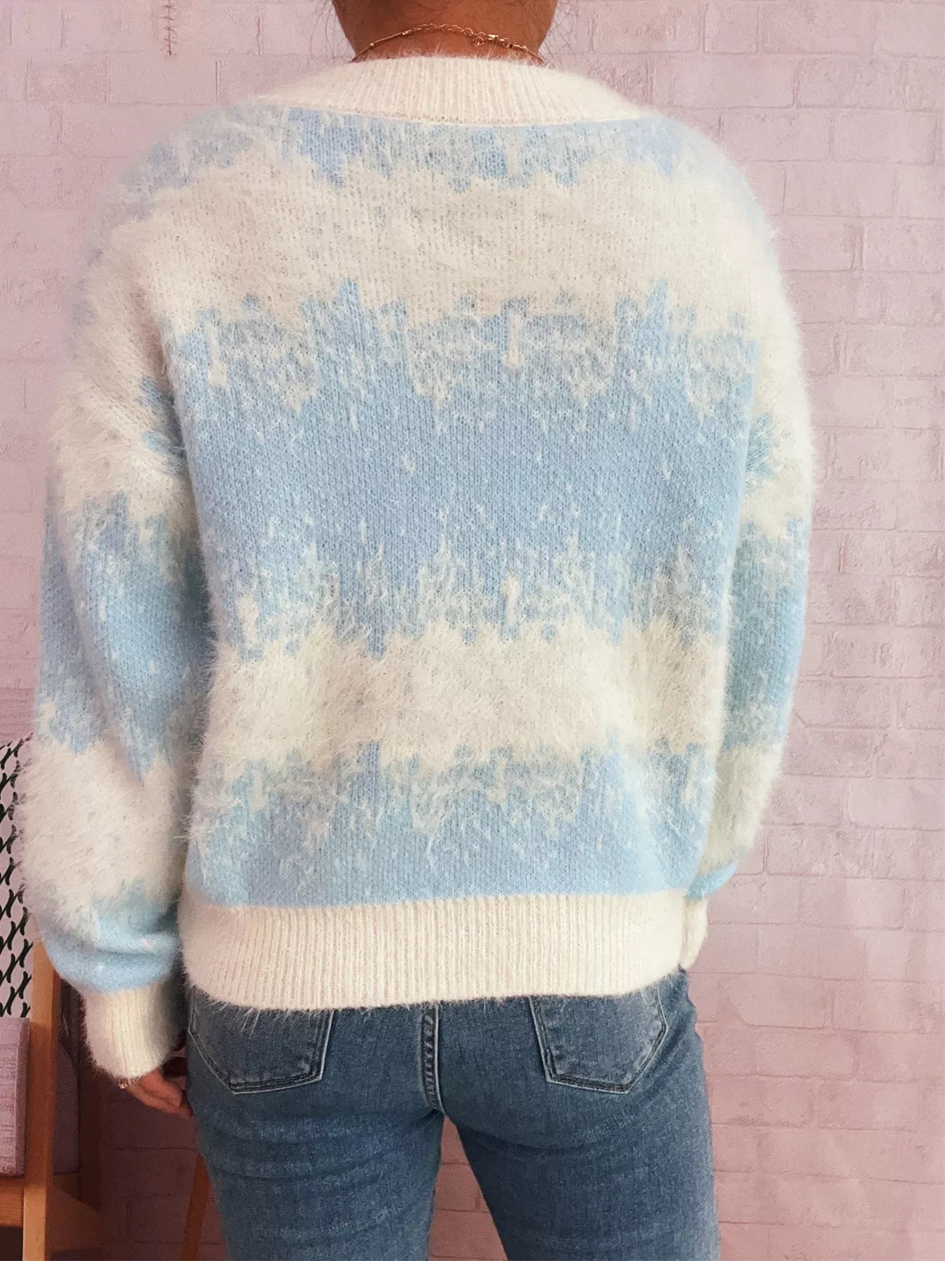 Ribbed Hem Button Up Cardigan - MAD RUFFI