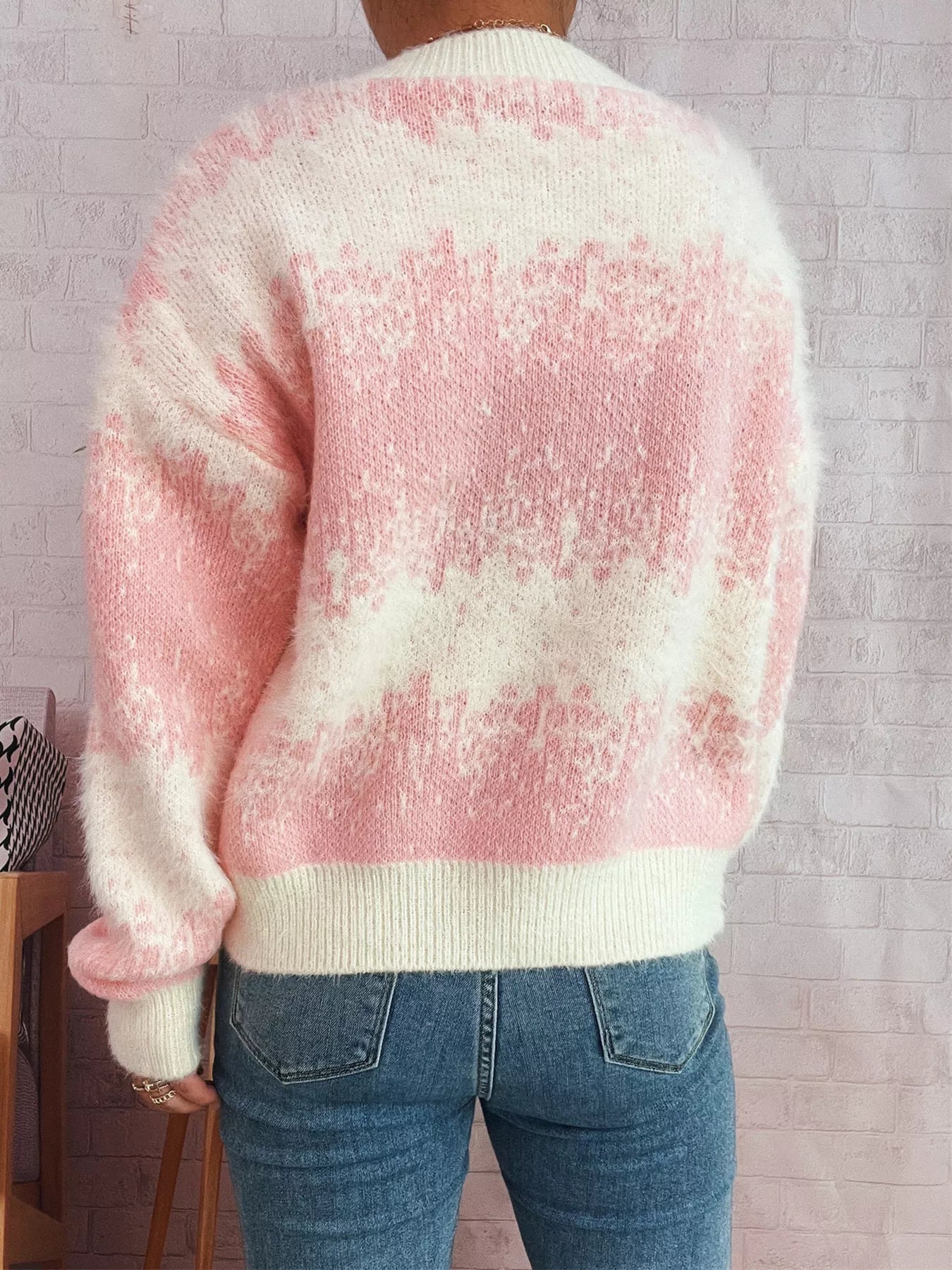 Ribbed Hem Button Up Cardigan - MAD RUFFI