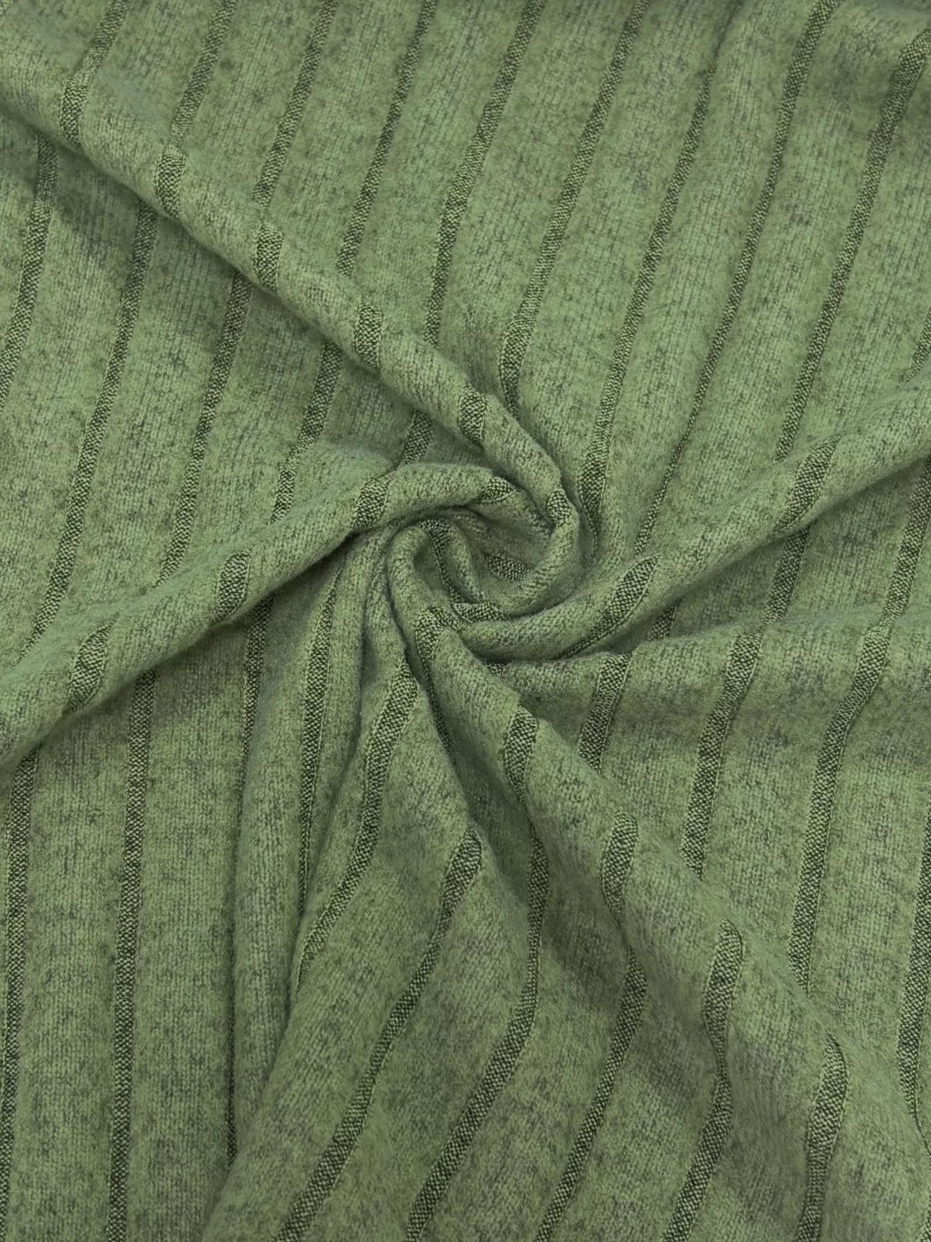 Ribbed Knit A - Line Midi Dress - MAD RUFFI