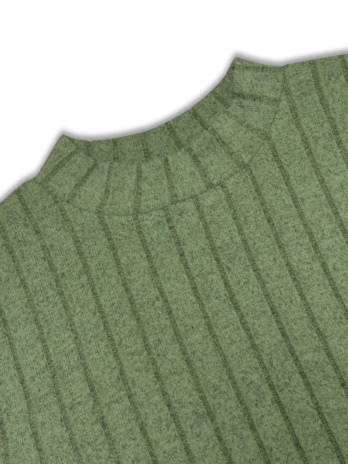 Ribbed Knit A - Line Midi Dress - MAD RUFFI