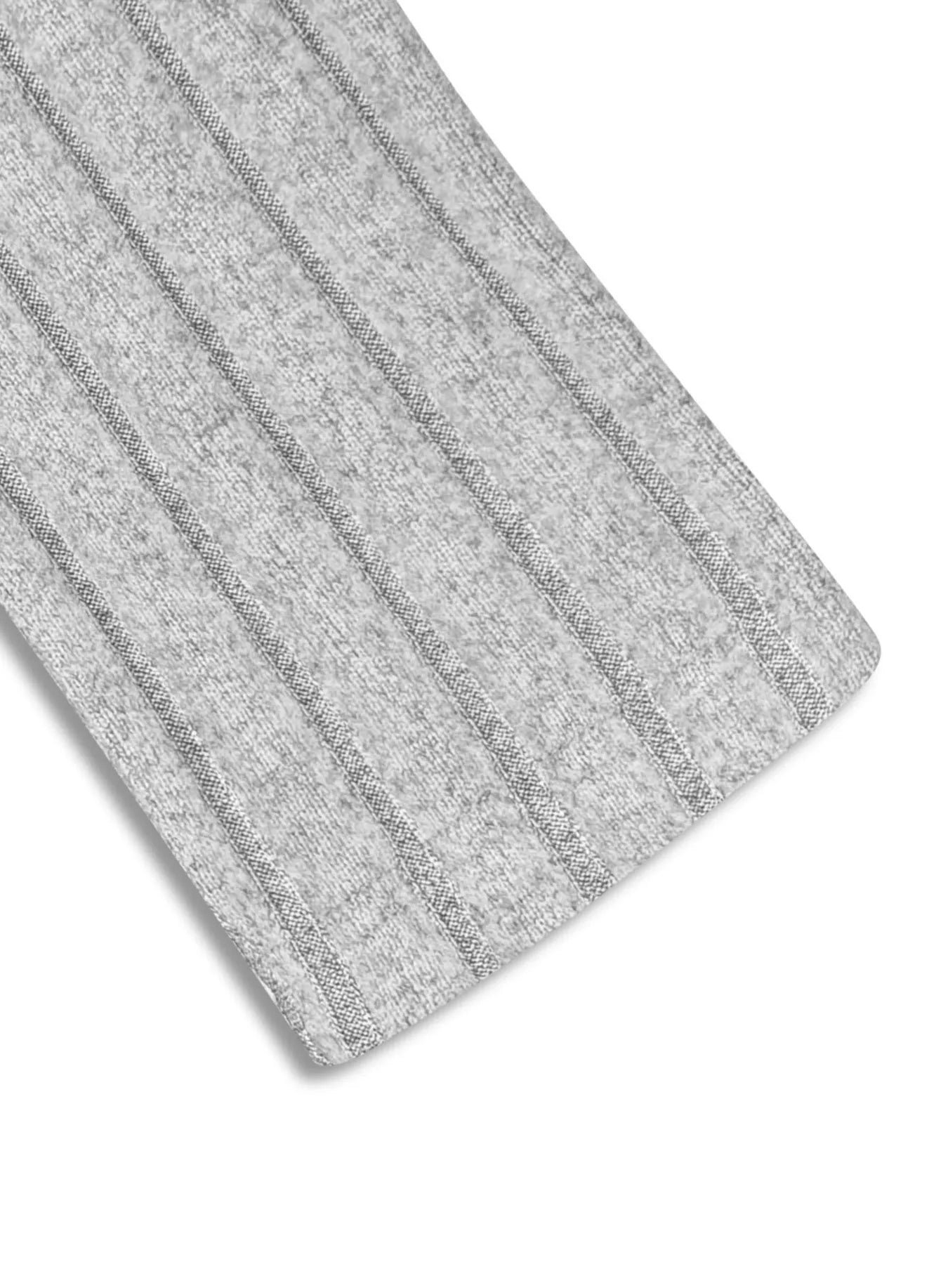 Ribbed Knit A - Line Midi Dress - MAD RUFFI