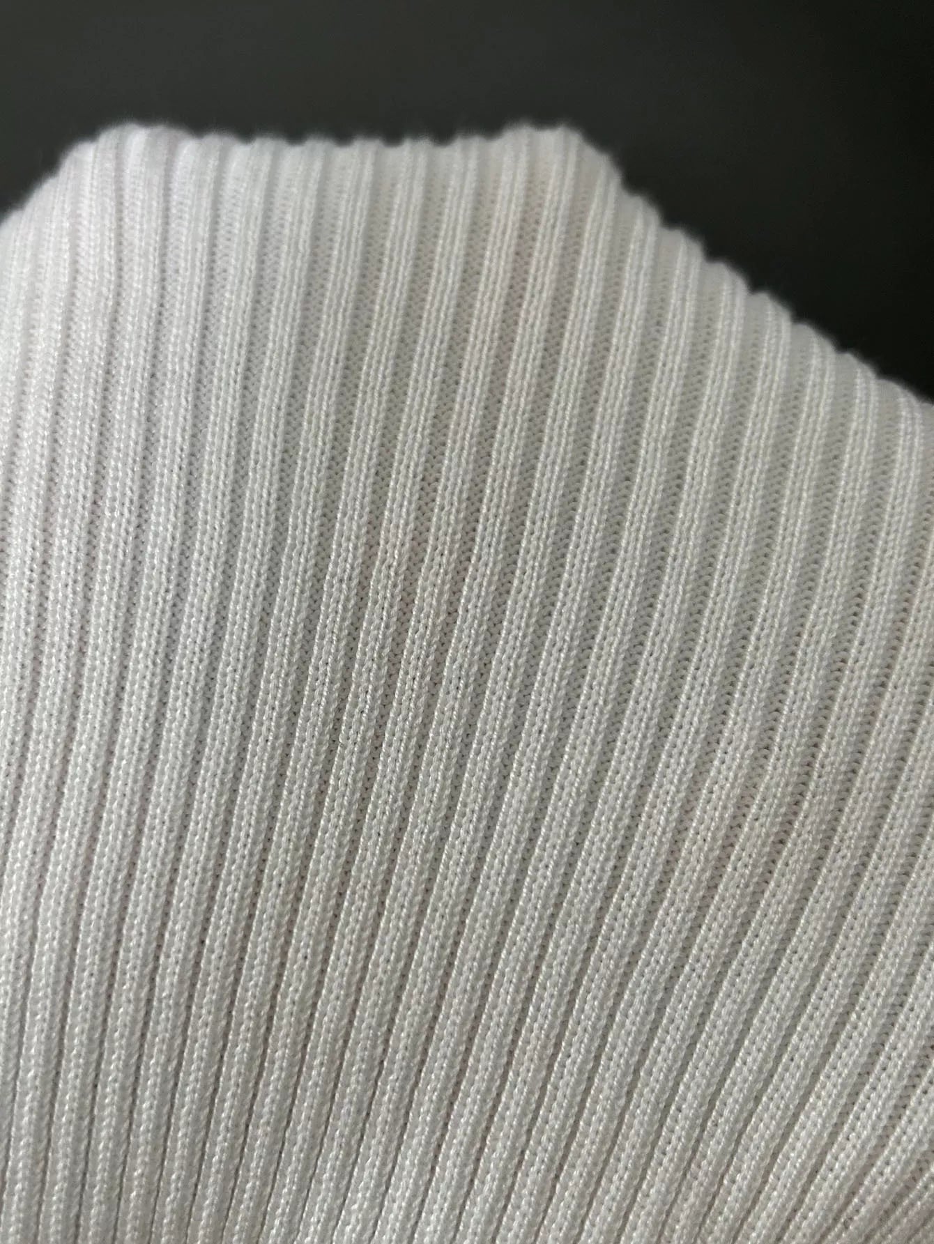 Ribbed Knit Contrast Trim Sweater Dress - MAD RUFFI