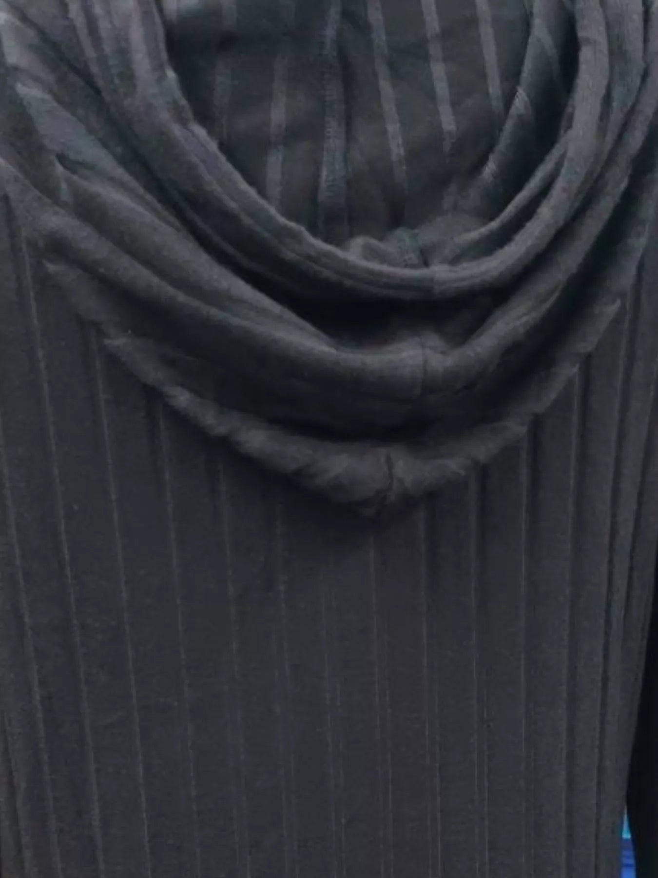 Ribbed Knit Hoodie Dress - MAD RUFFI