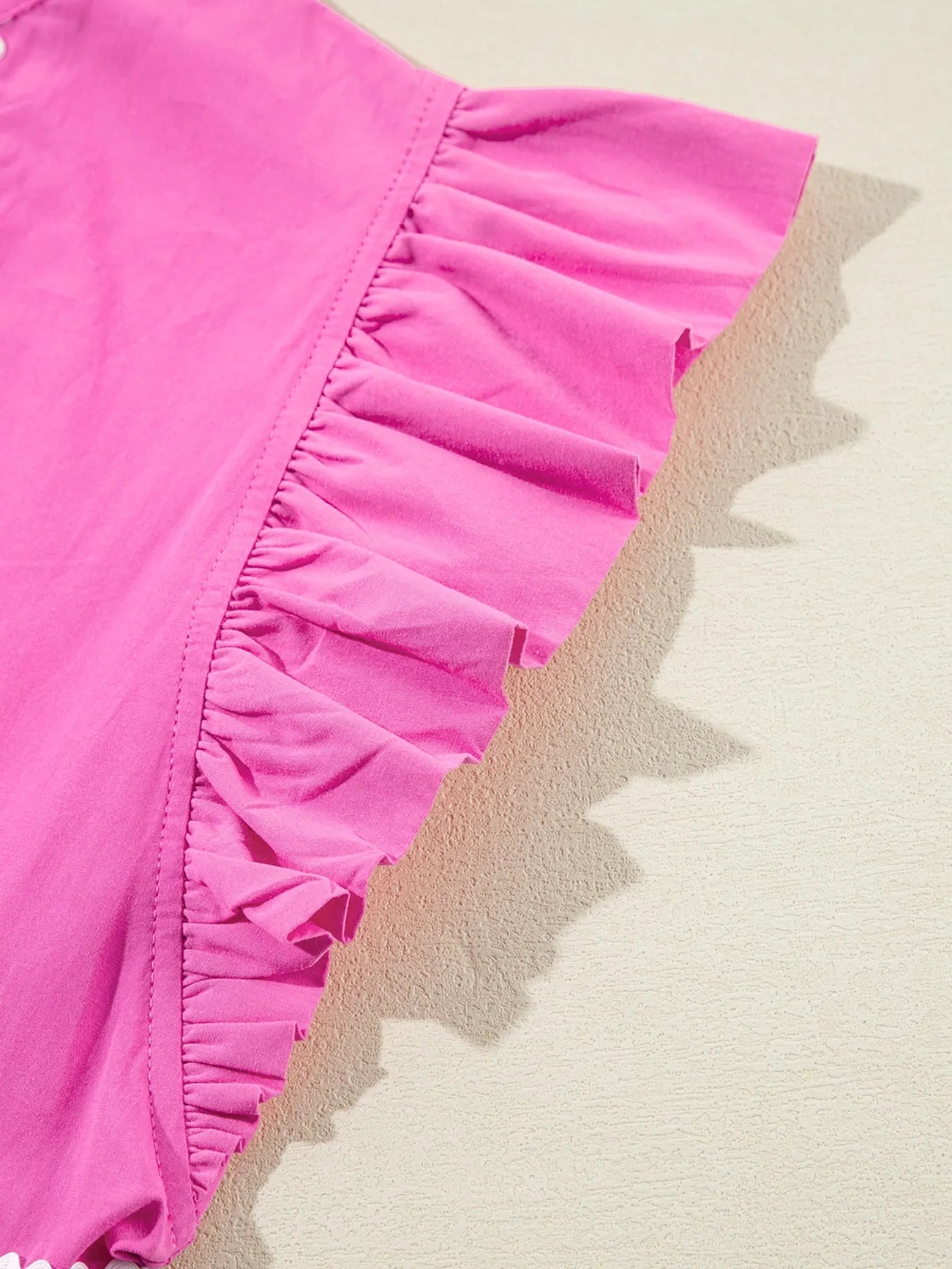 Ric Rac Colorblock Flutter Sleeve Tiered Dress - MAD RUFFI