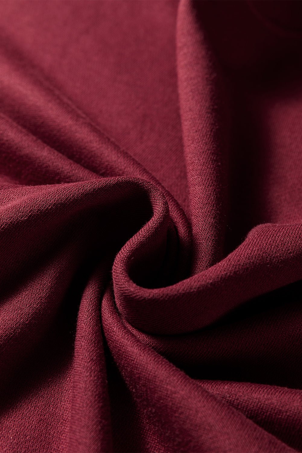 Rose Red Preppy Striped Sleeve Loose Sweatshirt - MAD RUFFI