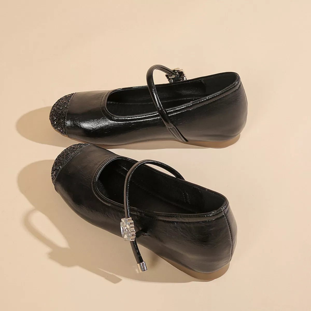 Round Toe Mary Jane Loafers - MAD RUFFI