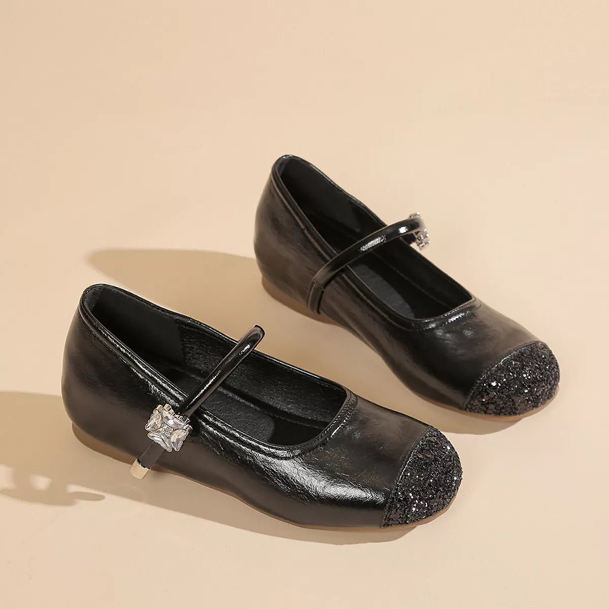Round Toe Mary Jane Loafers - MAD RUFFI