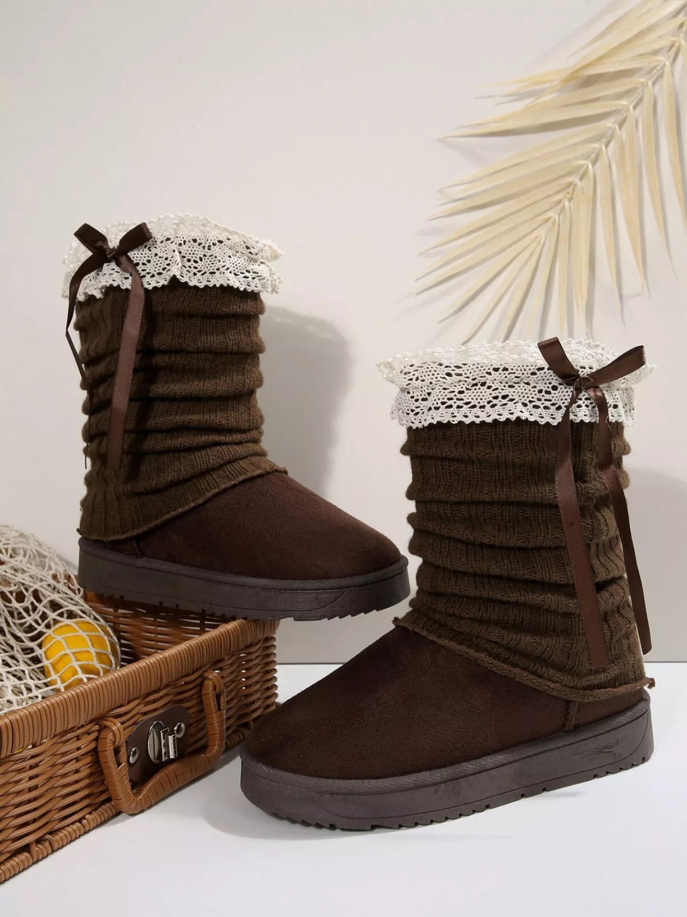 Round Toe Platform Boots - MAD RUFFI