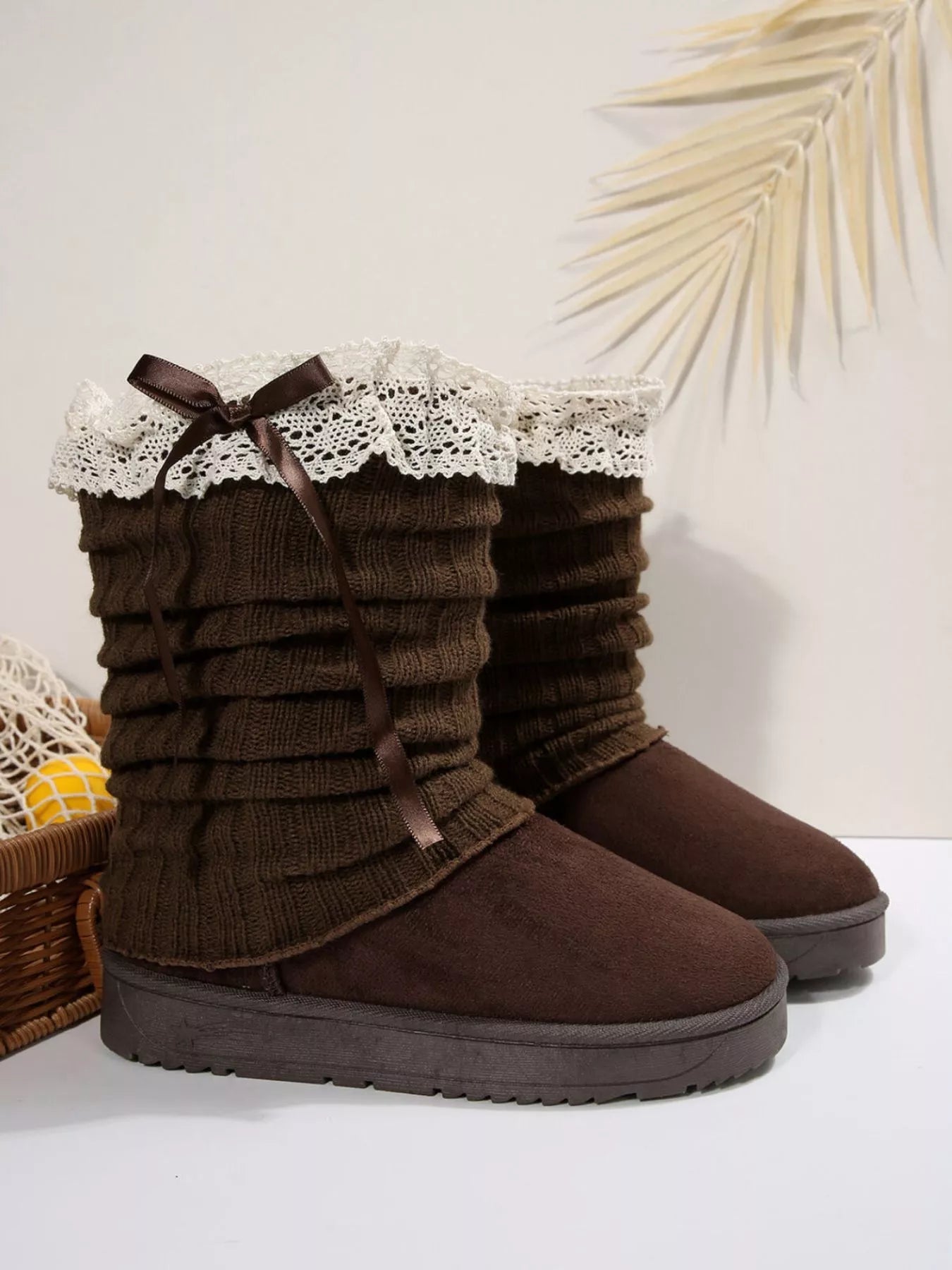 Round Toe Platform Boots - MAD RUFFI