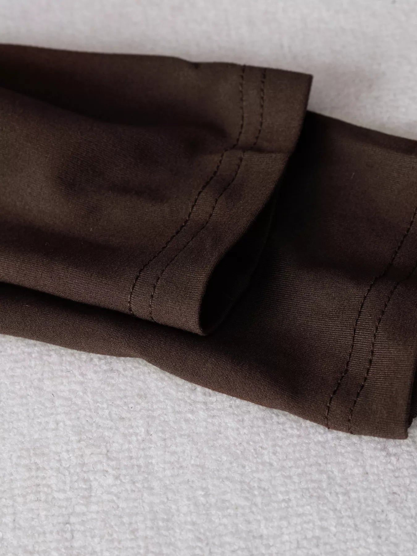 Ruched Long Sleeve A - Line Dress - MAD RUFFI