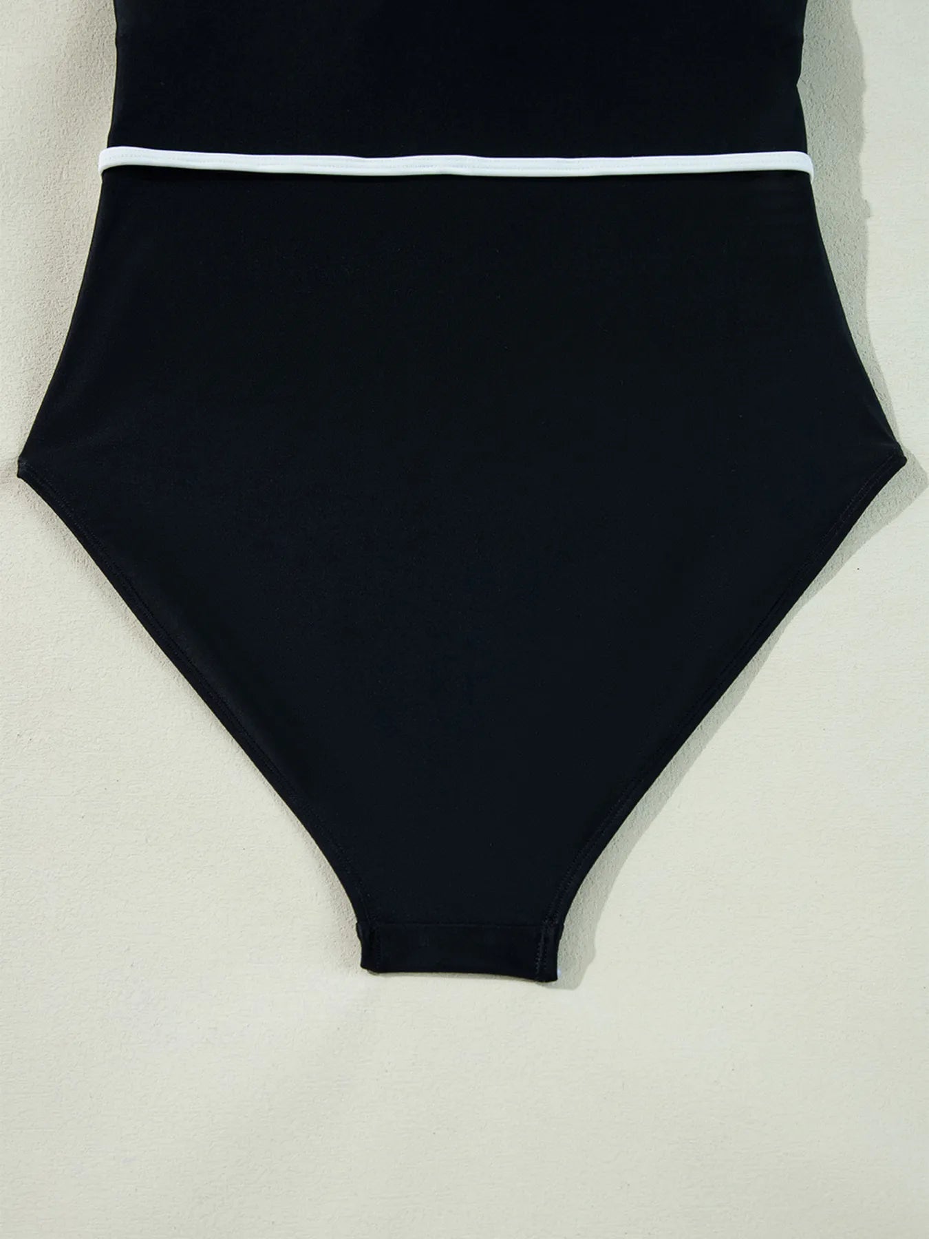 Ruffle Trim V - Neck One - Piece Swimsuit - MAD RUFFI