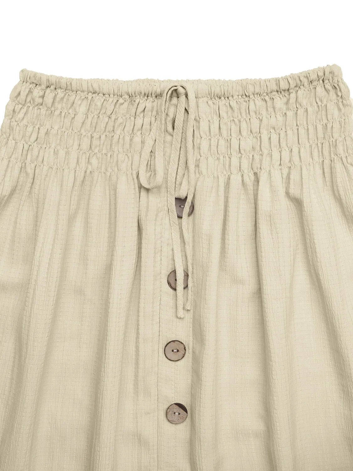 Ruffled Hem Slit Skirt - MAD RUFFI