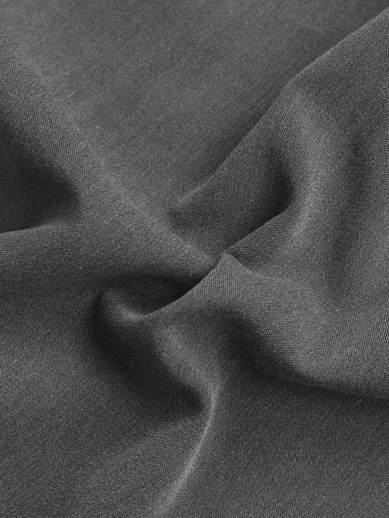 Ruffled Notched Long Sleeve Dress - MAD RUFFI