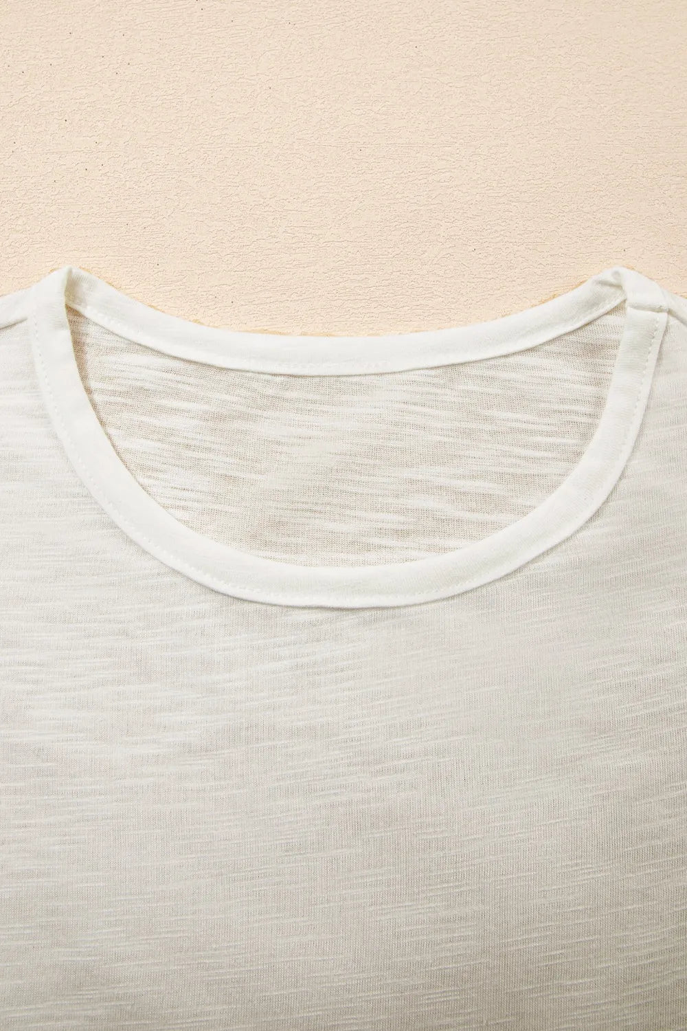 Ruffled Round Neck Cap Sleeve Blouse - MAD RUFFI