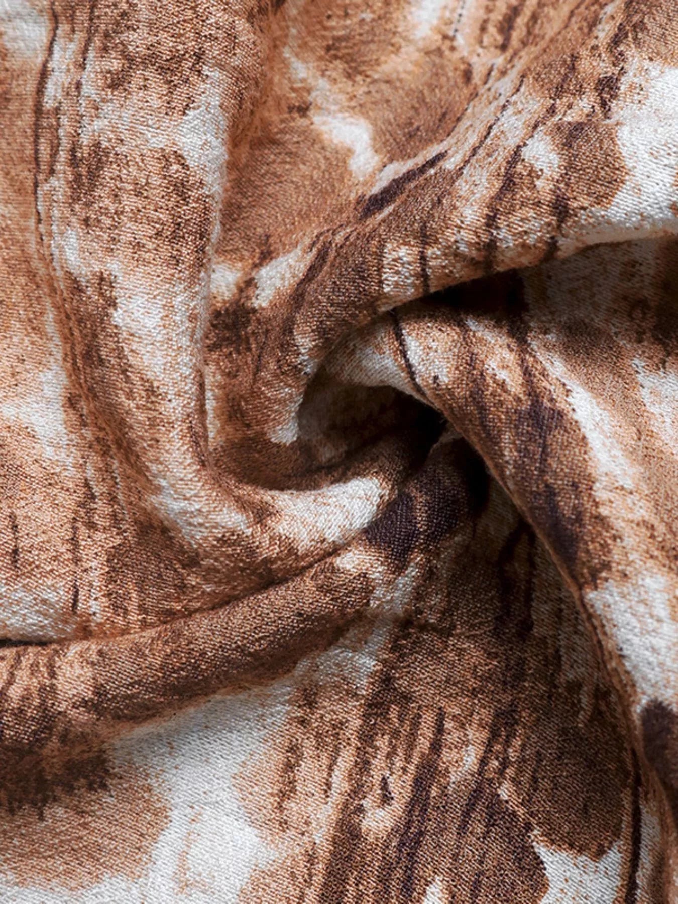 Ruffled V - Neck Balloon Sleeve Dress - MAD RUFFI