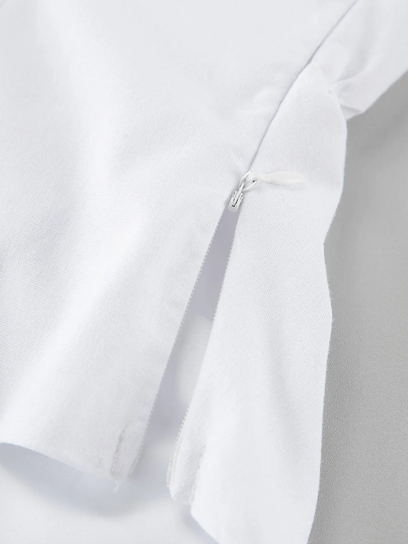 Ruffled V - Neck Maxi Dress - MAD RUFFI