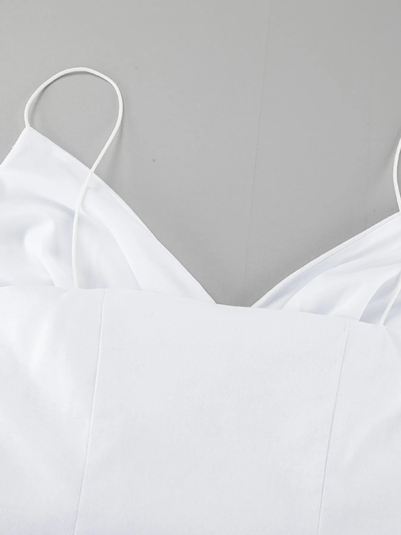 Ruffled V - Neck Maxi Dress - MAD RUFFI