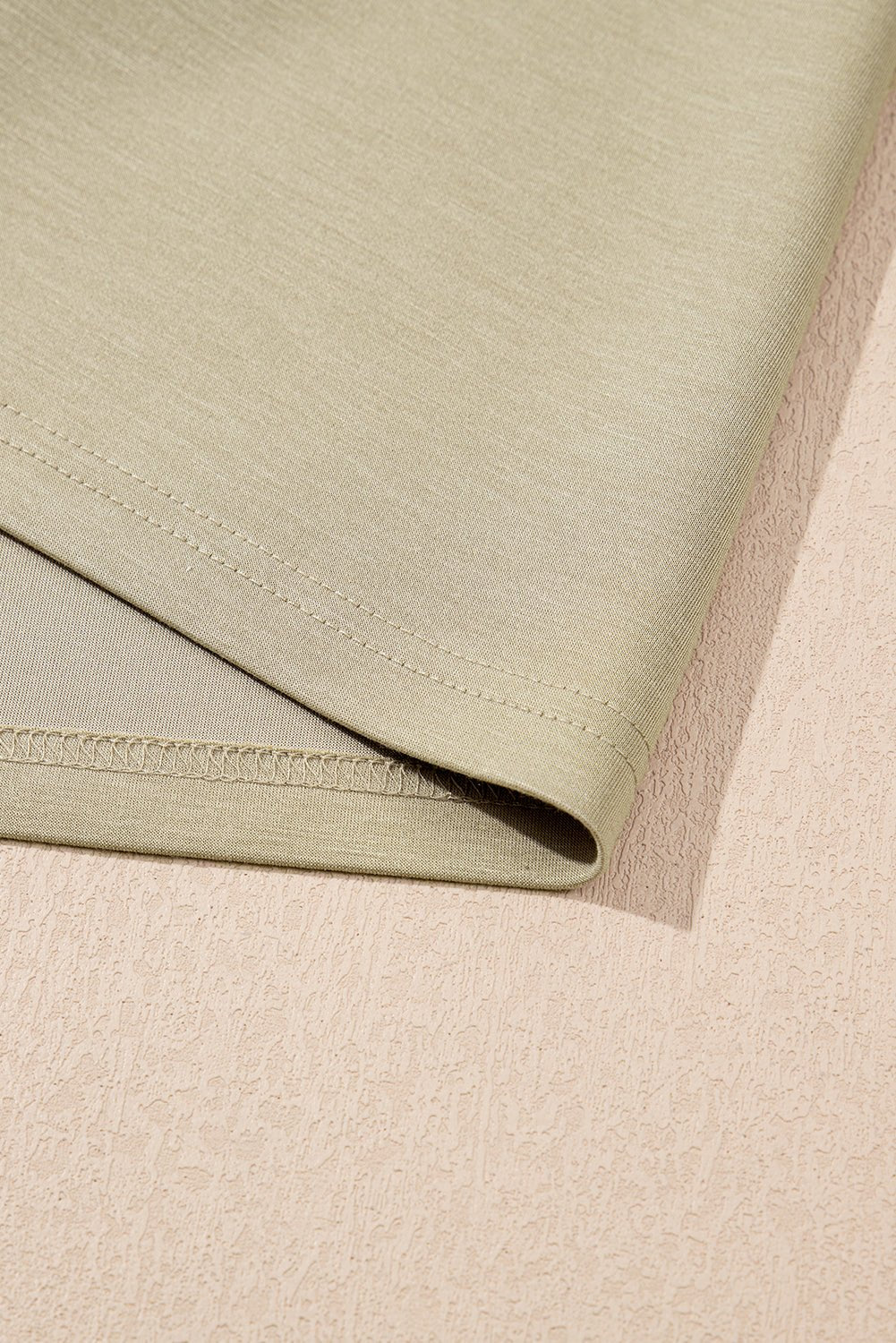 sage green studded cap sleeve round neck t shirt - MAD RUFFI