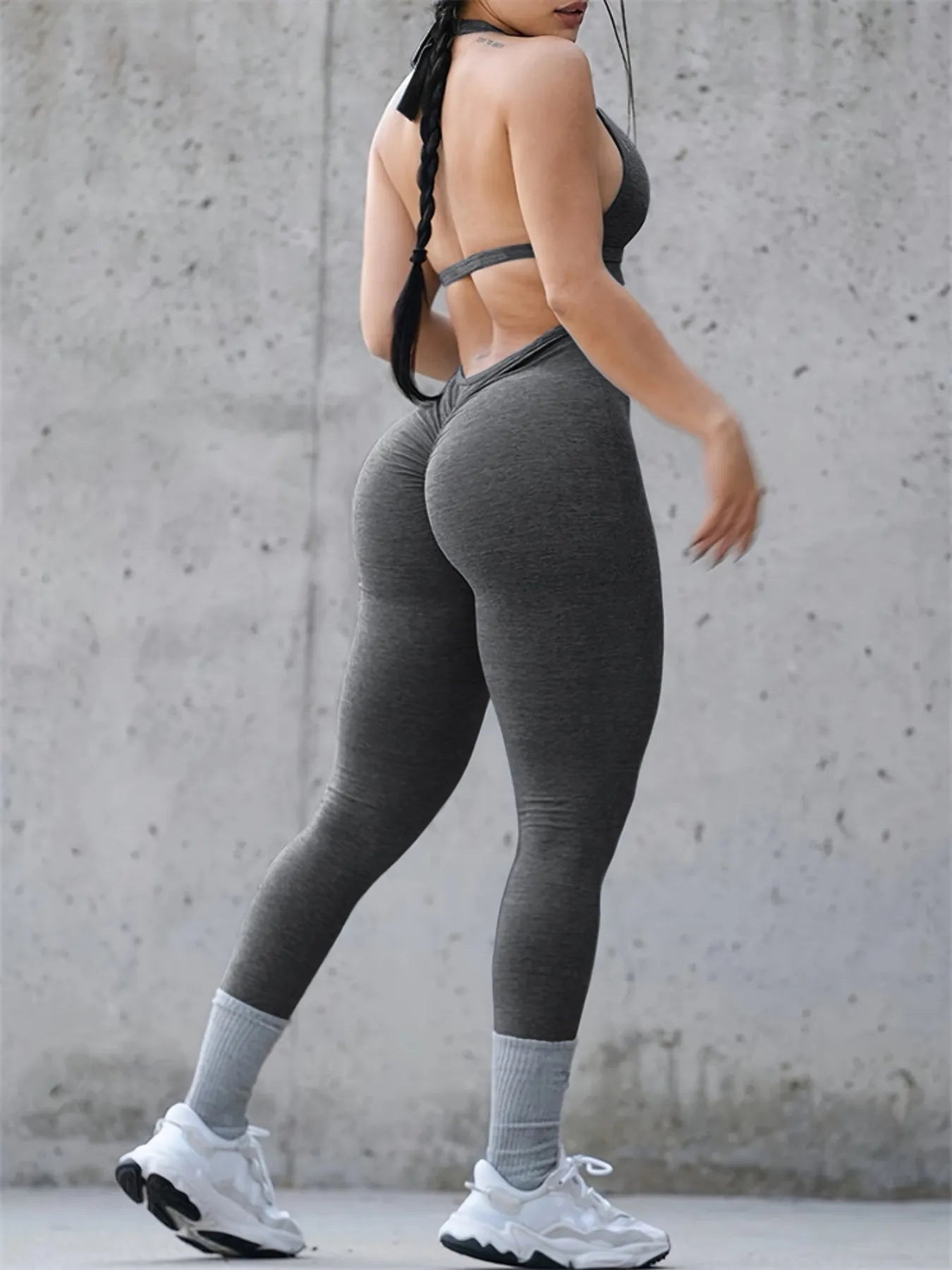 Seamless Active Workout Jumpsuit - MAD RUFFI