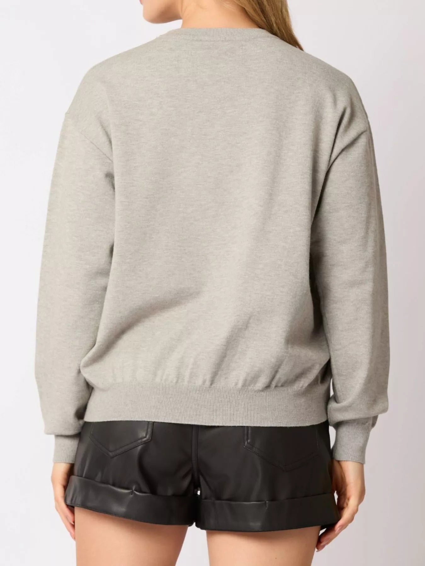 Sequined Nutcracker Long Sleeve Sweatshirt - MAD RUFFI