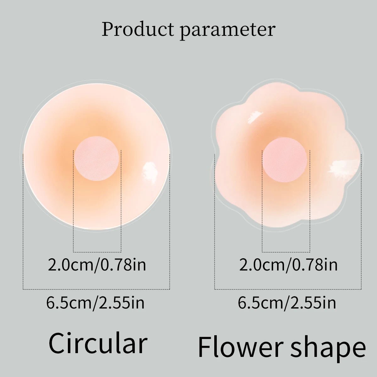 Silicone Nipple Cover Reusable Women Bra Sticker Breast Petal - MAD RUFFI