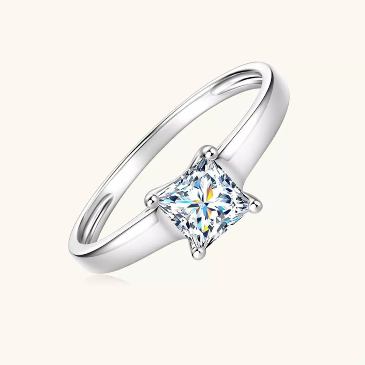 Silver - Plated Minimalist Ring - MAD RUFFI