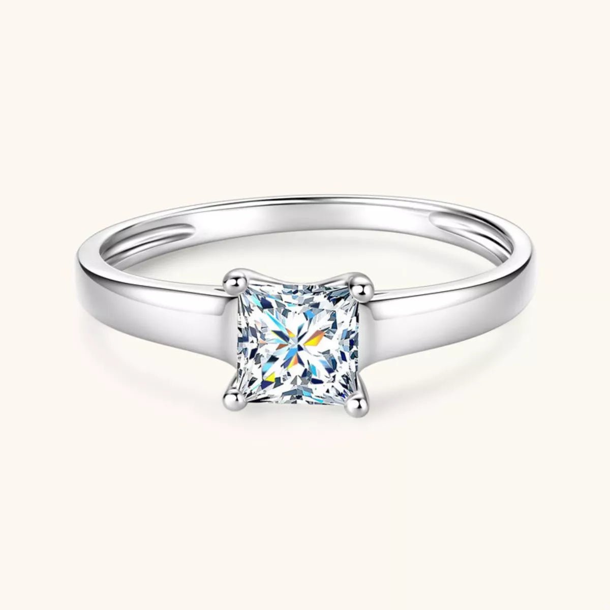 Silver - Plated Minimalist Ring - MAD RUFFI