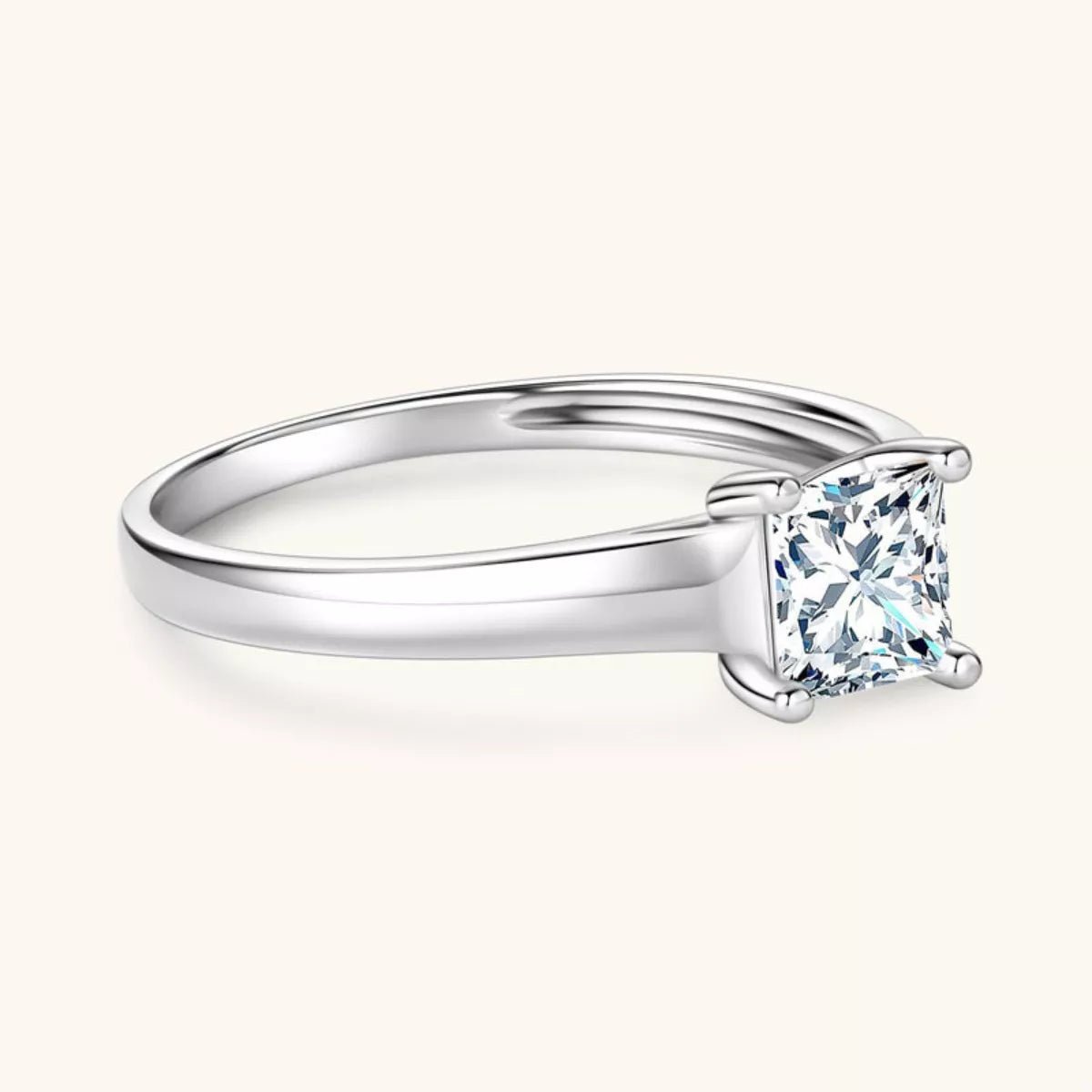 Silver - Plated Minimalist Ring - MAD RUFFI