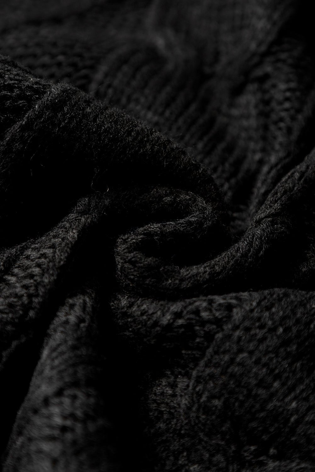 Simply Taupe Satin Bowknot Cable Knit Top - MAD RUFFI