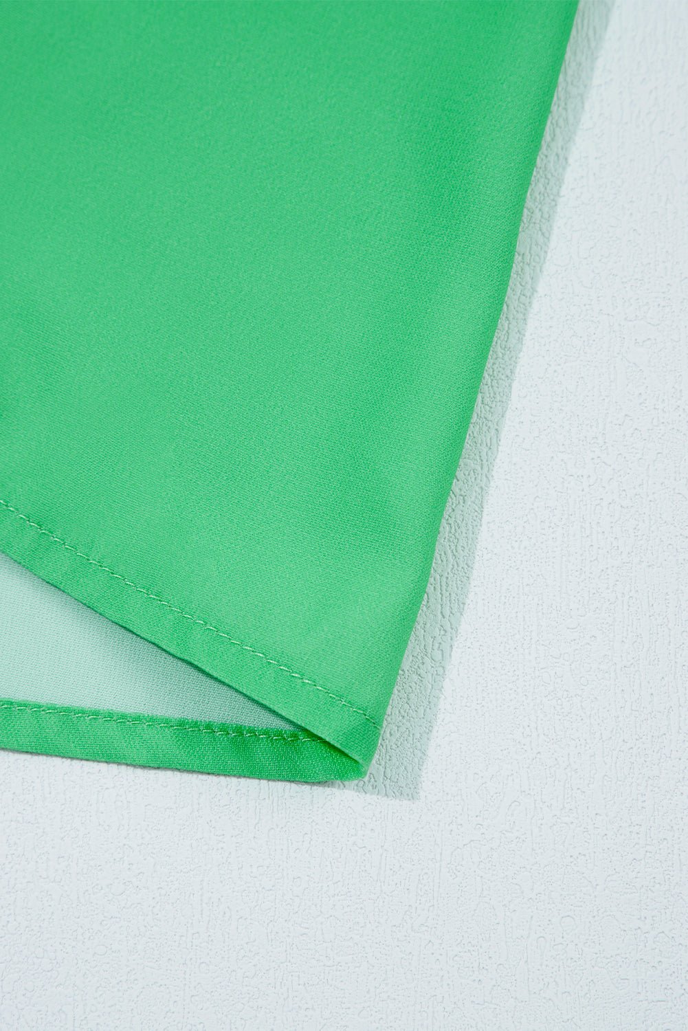 Sky Blue Floral Print Ric Rac Trim Puff Sleeve Button Up Shirt - MAD RUFFI