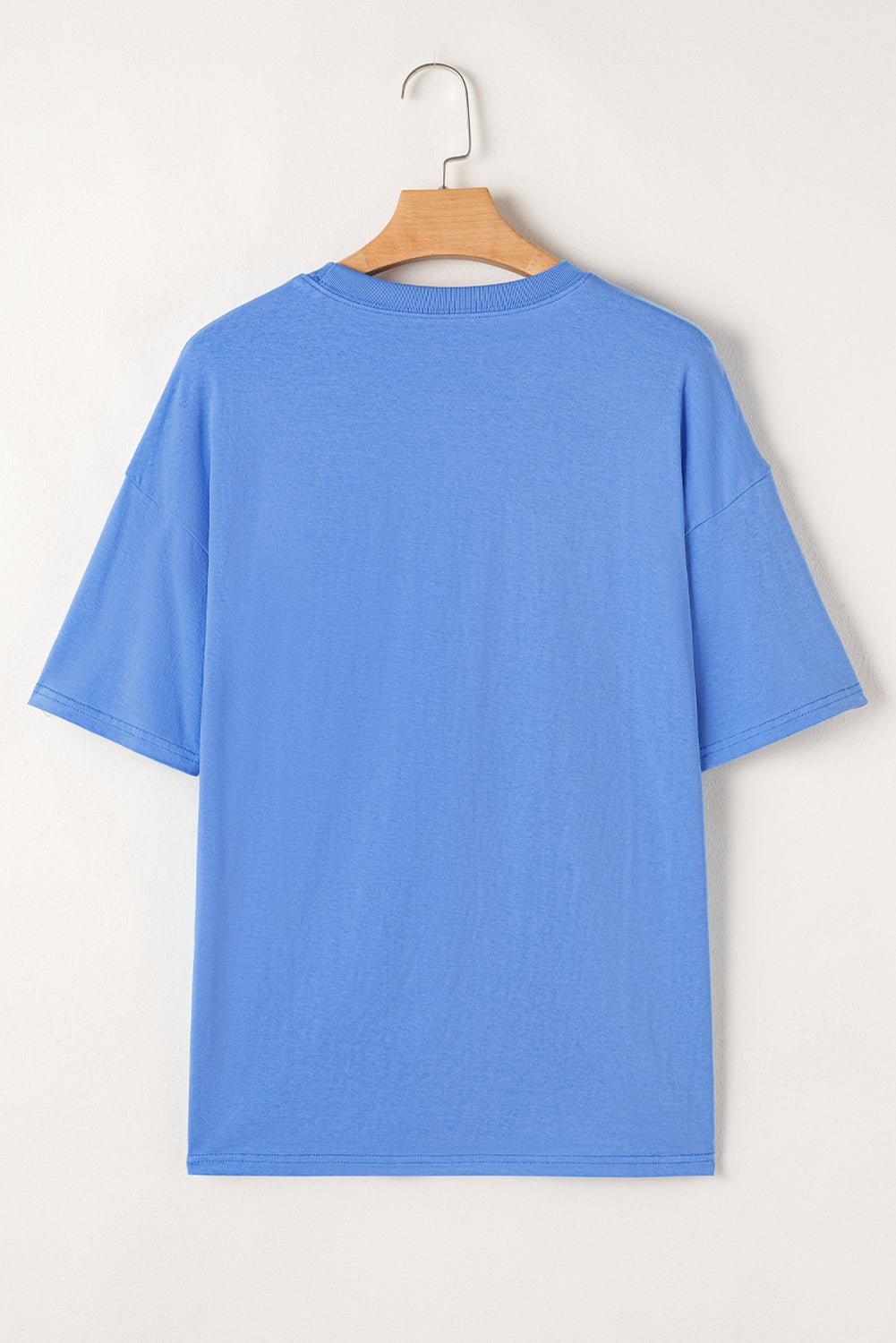 Sky Blue Rodeo Letter Graphic Tee - MAD RUFFI