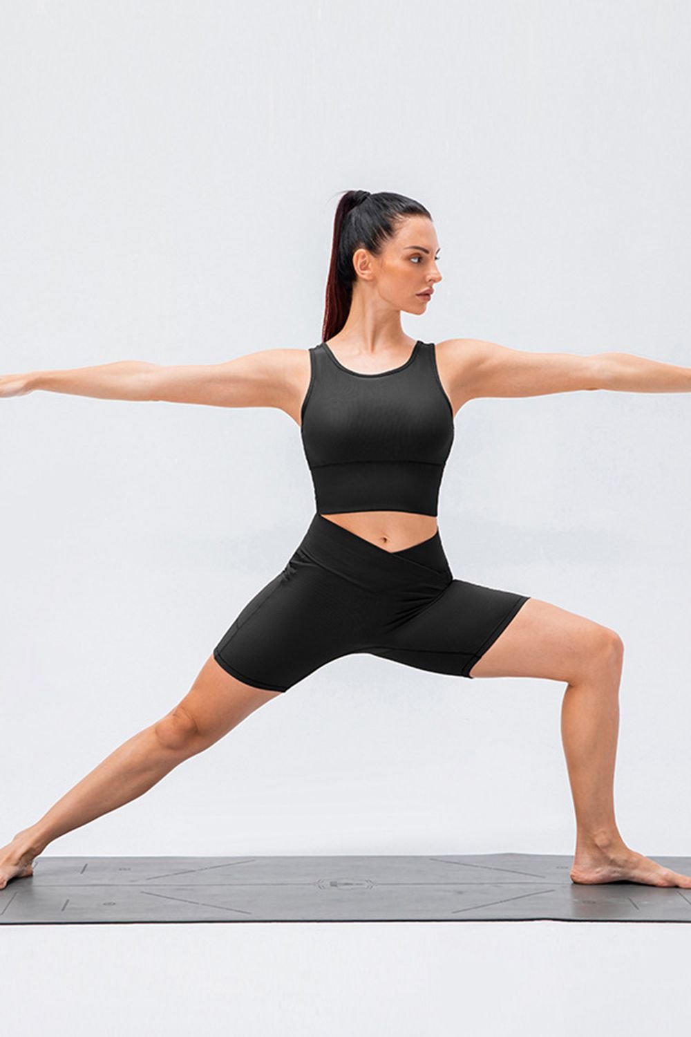 Slim Fit V - Waistband Sports Shorts - MAD RUFFI