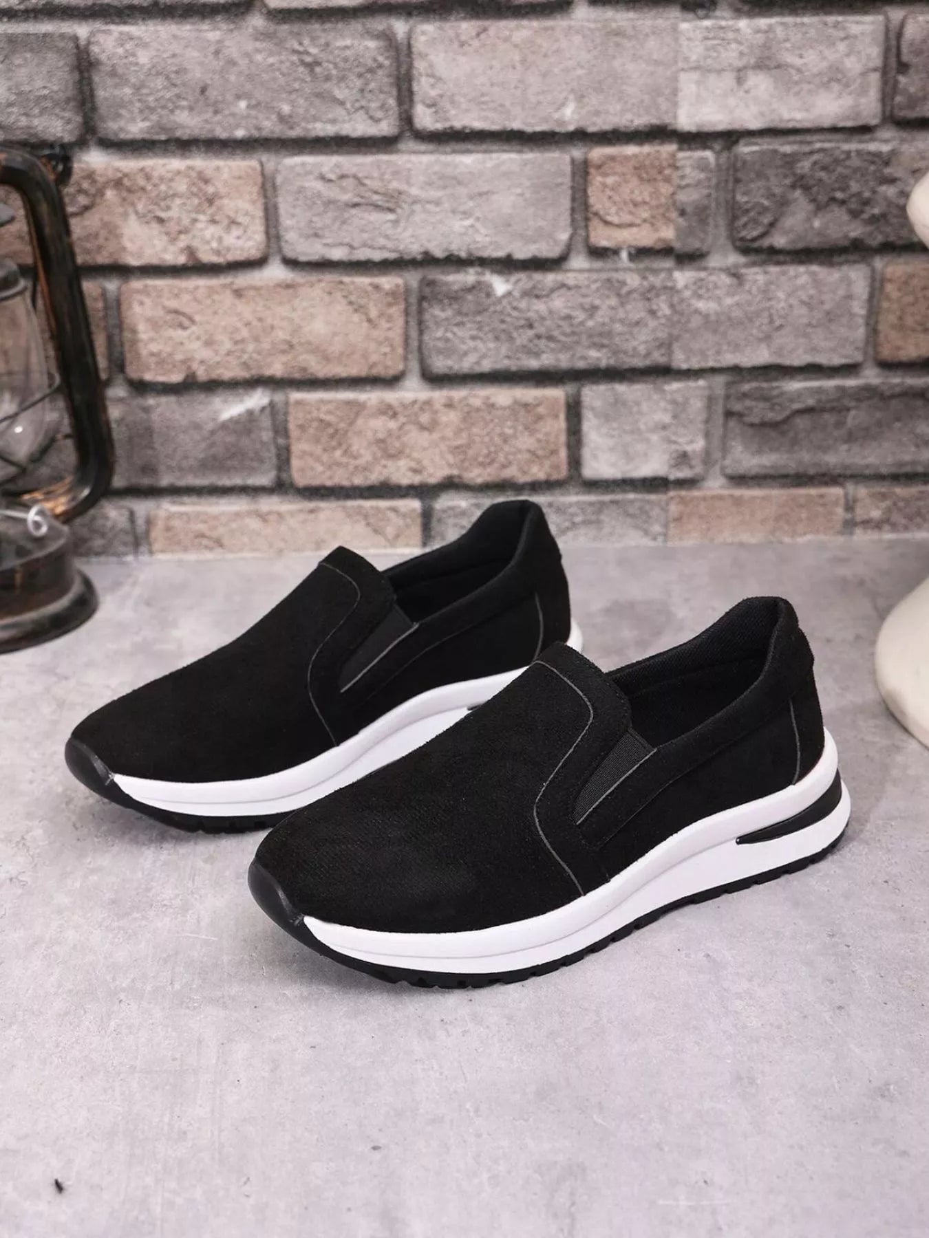 Slip - On Sneakers with Contrast Sole - MAD RUFFI