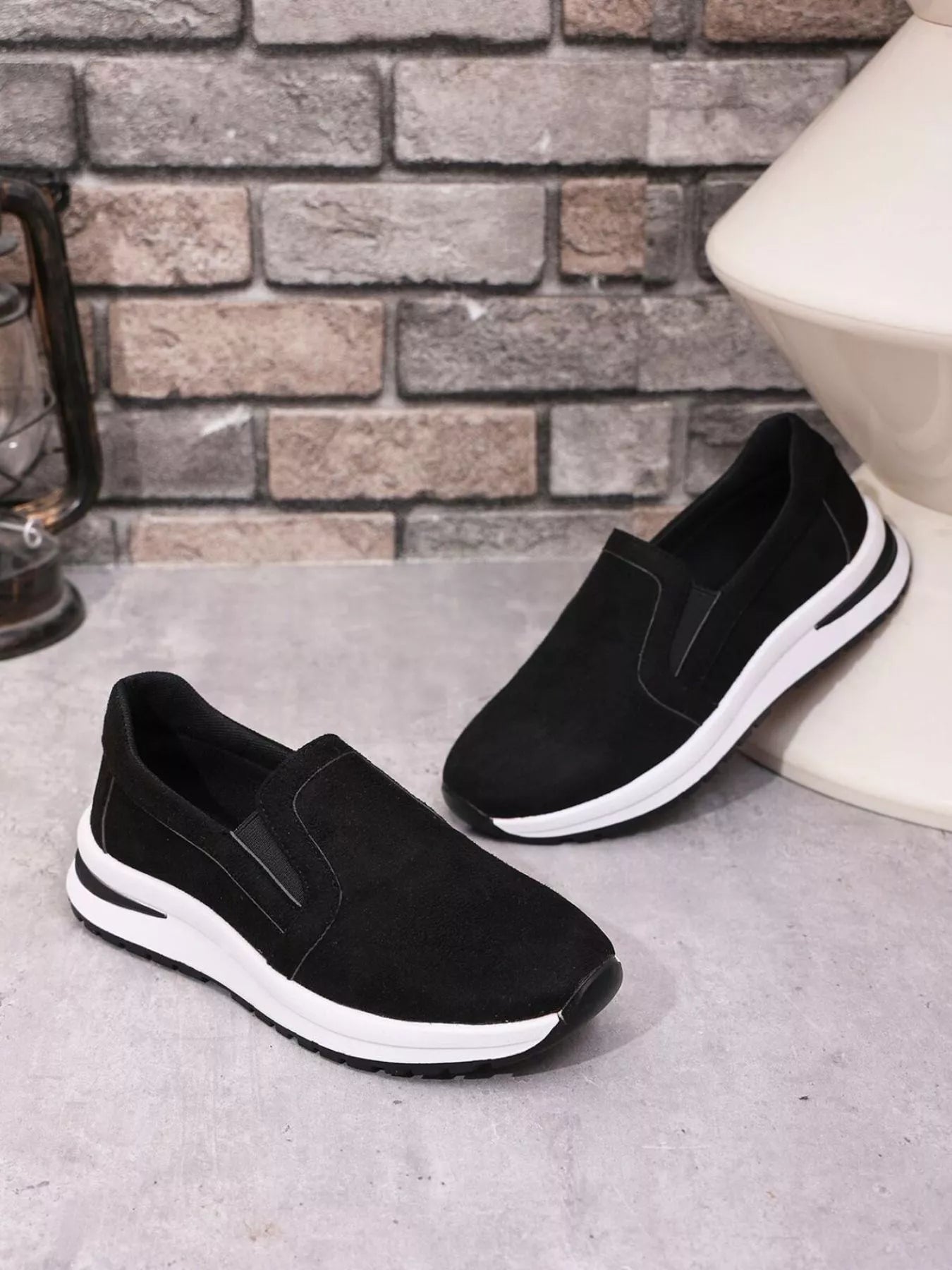 Slip - On Sneakers with Contrast Sole - MAD RUFFI