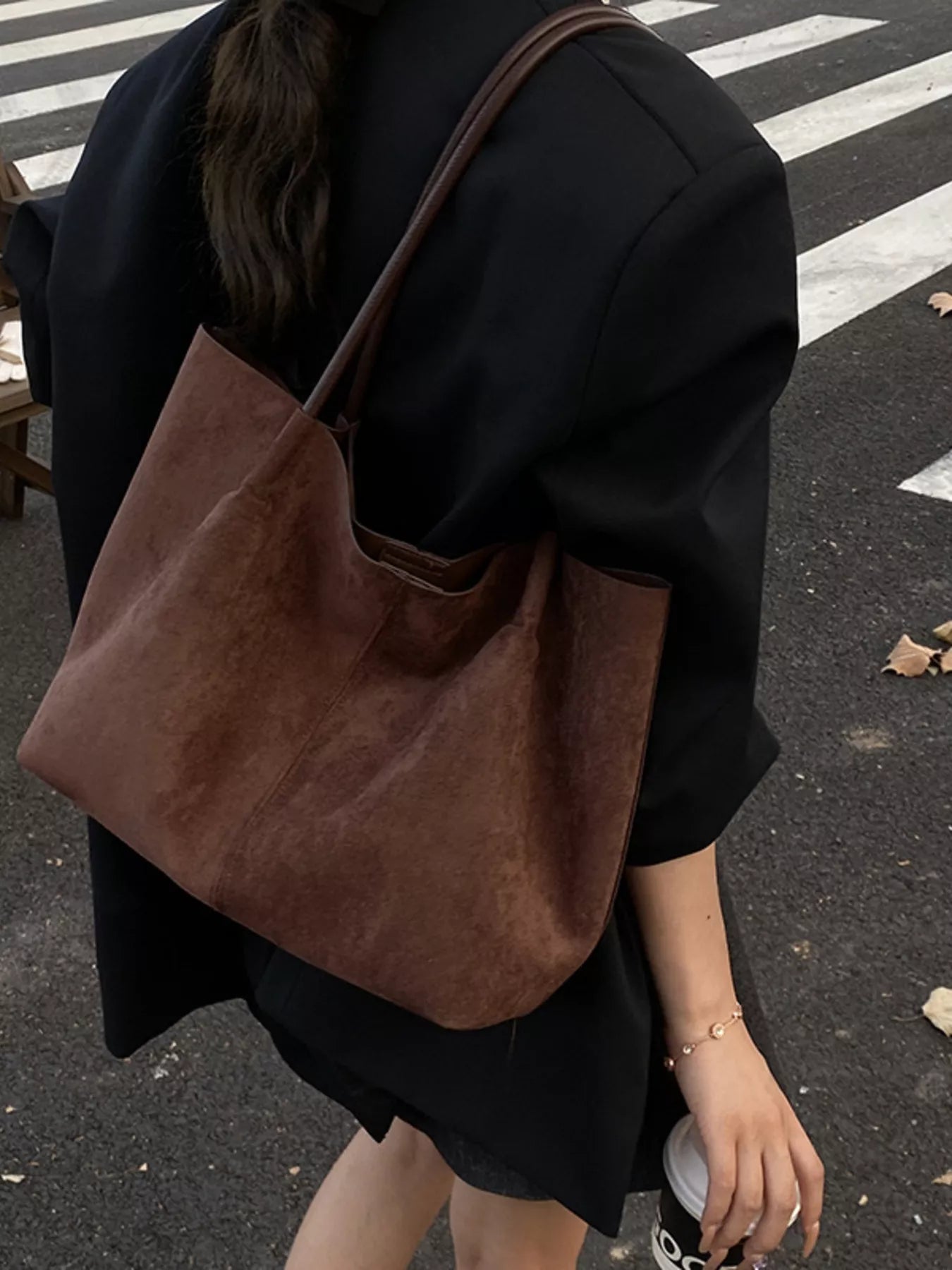 Solid Color Tote Bag - MAD RUFFI