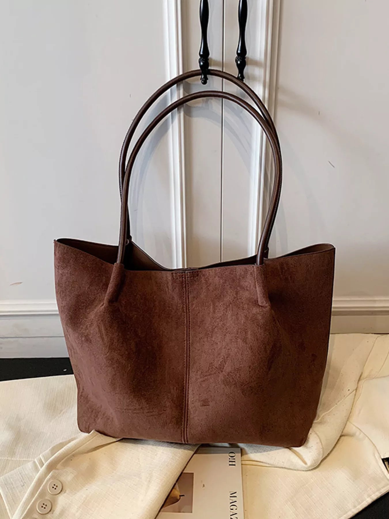 Solid Color Tote Bag - MAD RUFFI