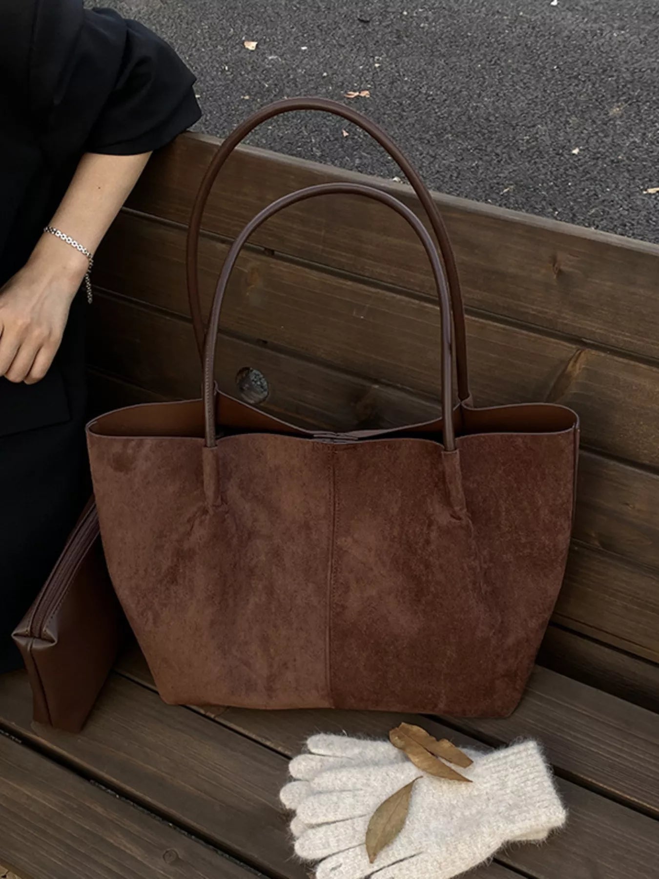 Solid Color Tote Bag - MAD RUFFI