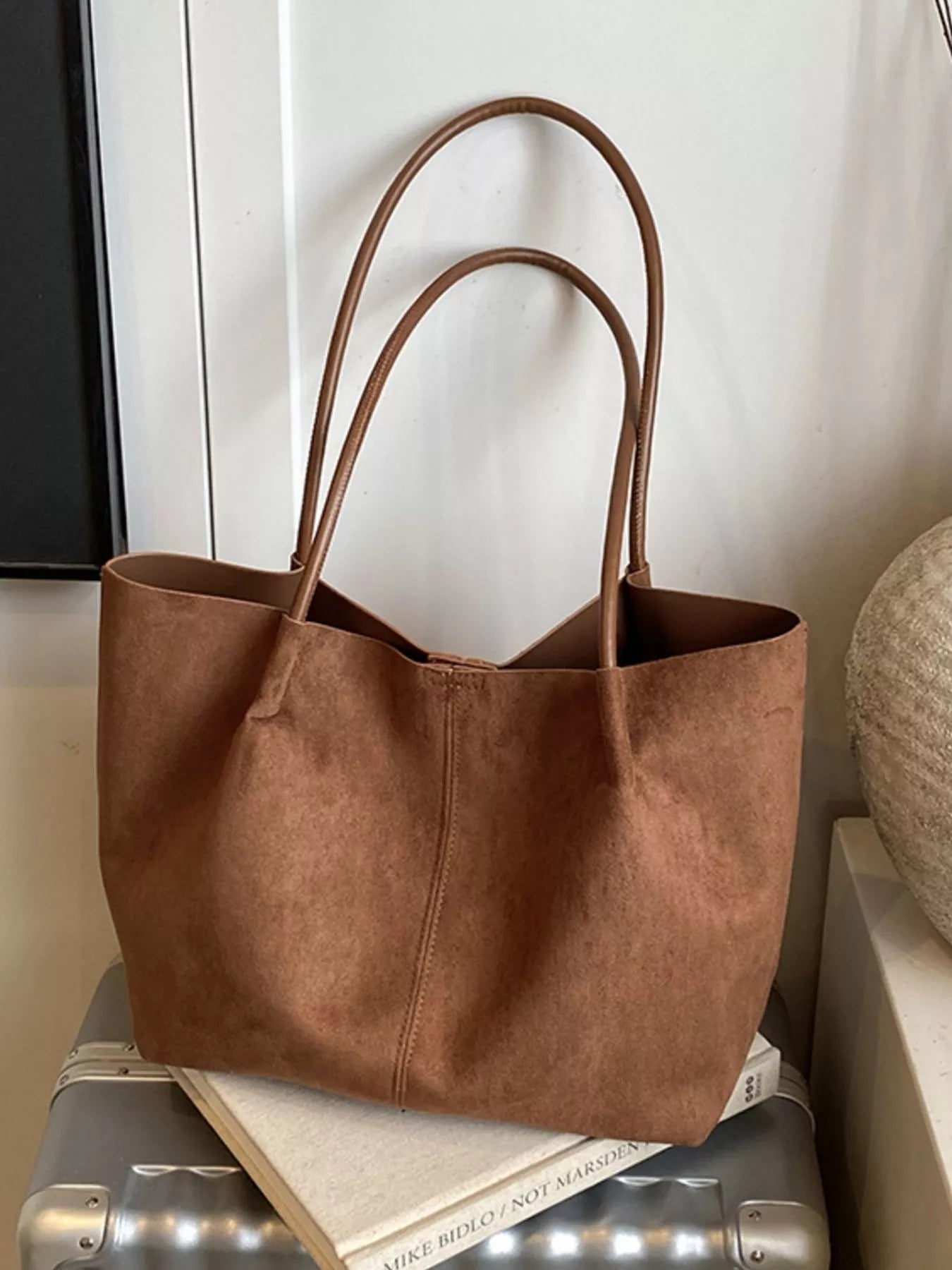 Solid Color Tote Bag - MAD RUFFI